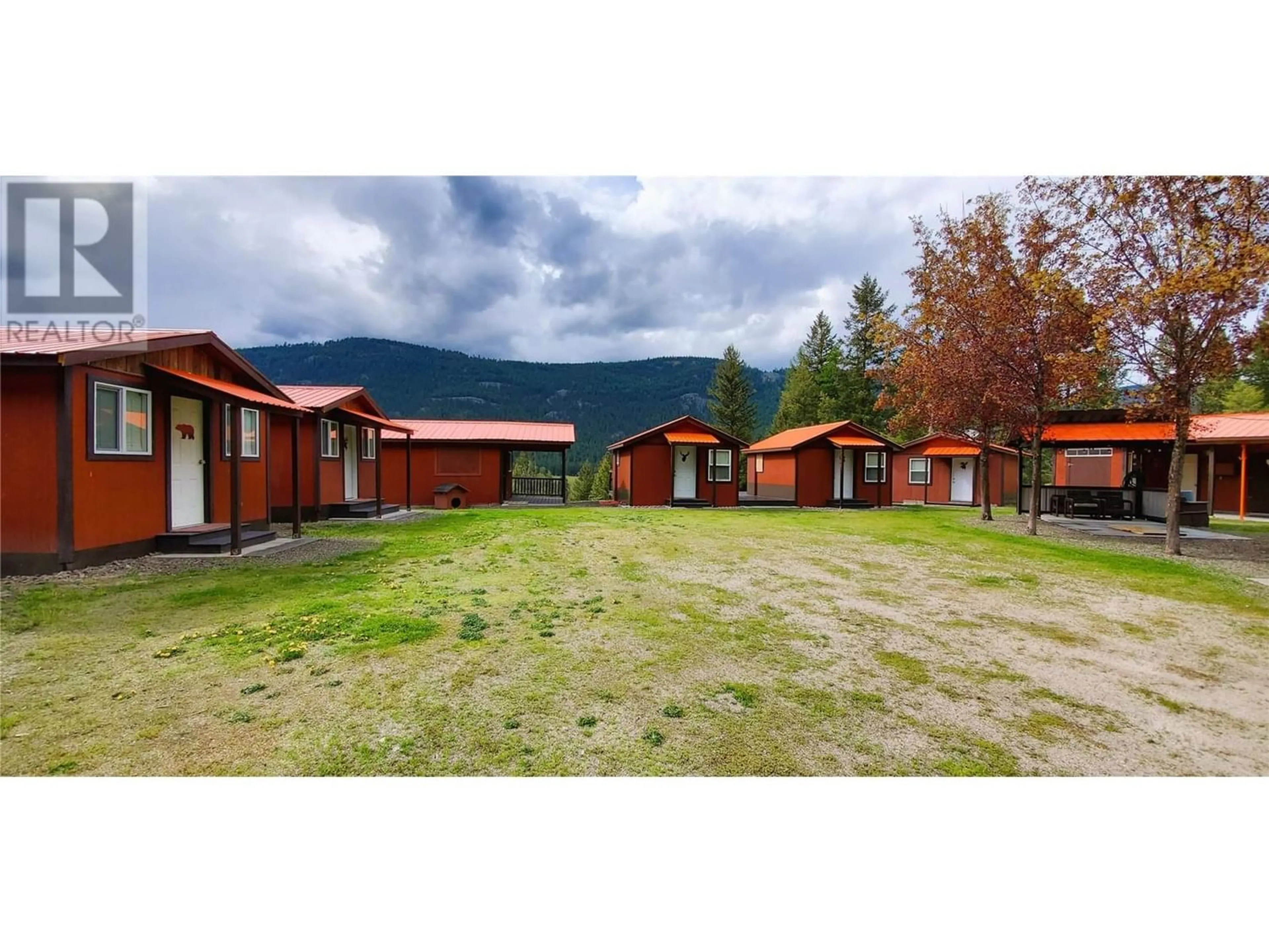 A pic from outside/outdoor area/front of a property/back of a property/a pic from drone, mountain view for 3275 FIVA CREEK Road S, Westbridge British Columbia V0H1Y0