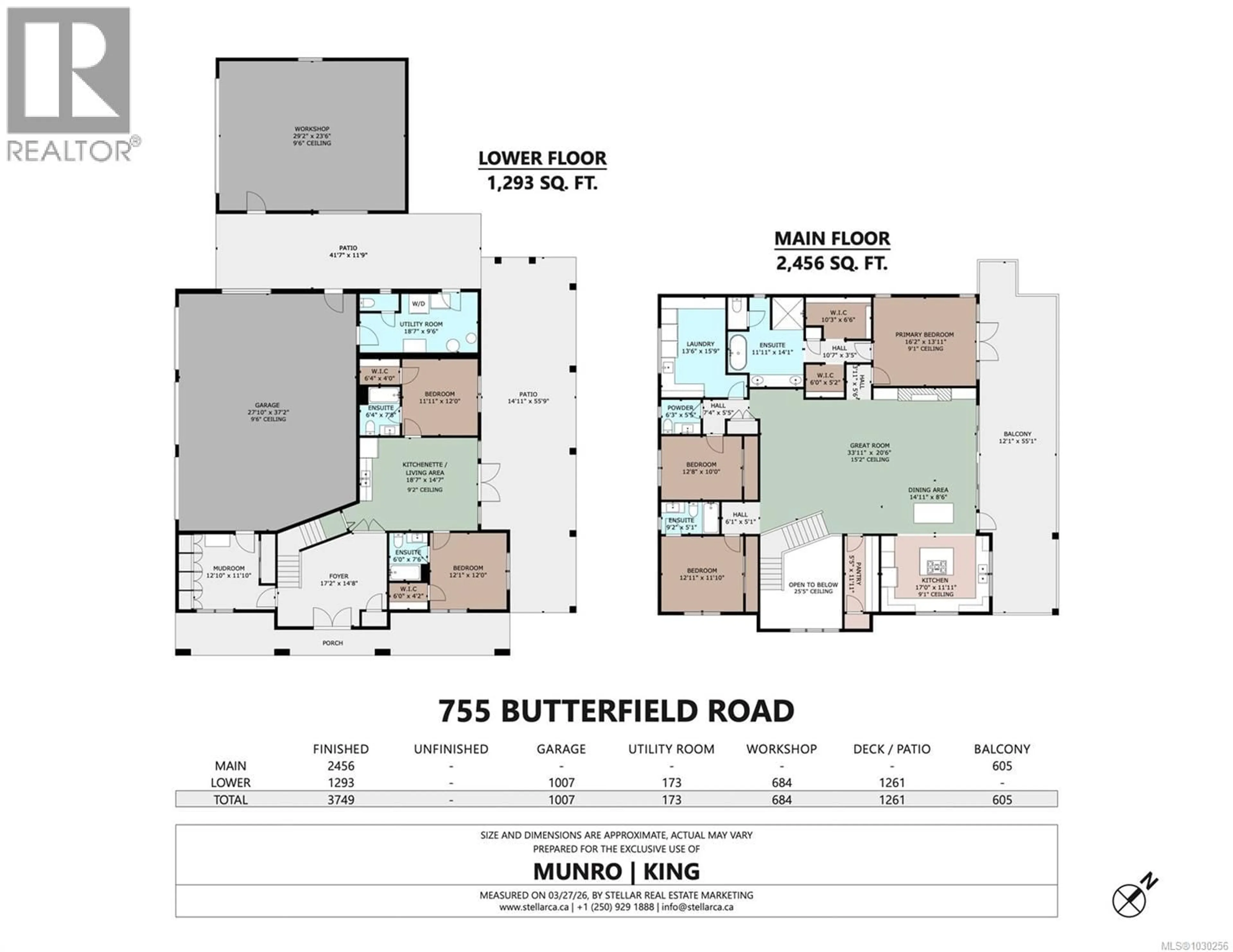Floor plan for 755 BUTTERFIELD ROAD, Mill Bay British Columbia V8H1B6