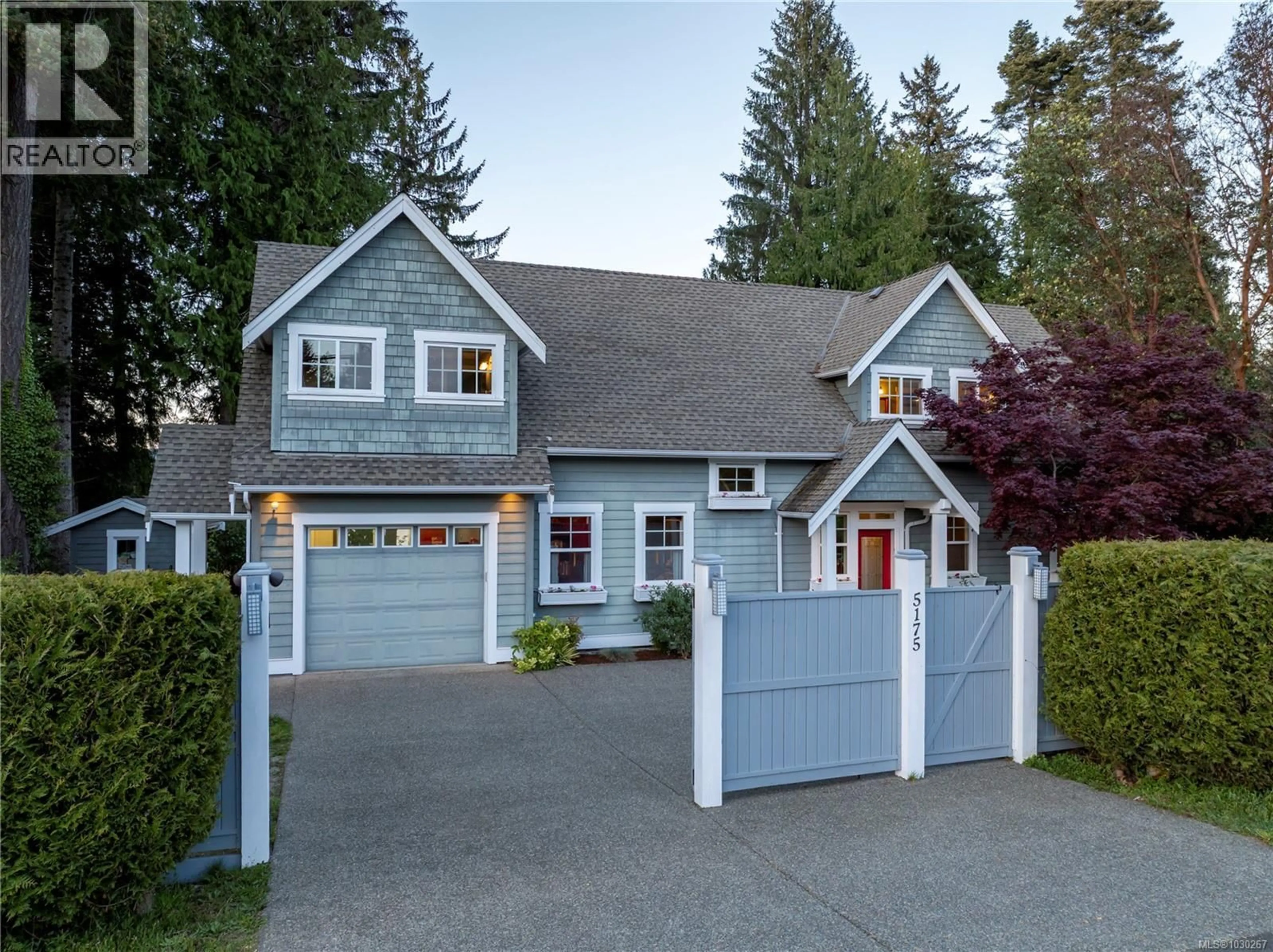 Home with vinyl exterior material, street for 5175 GAINSBERG ROAD, Bowser British Columbia V0R1G0