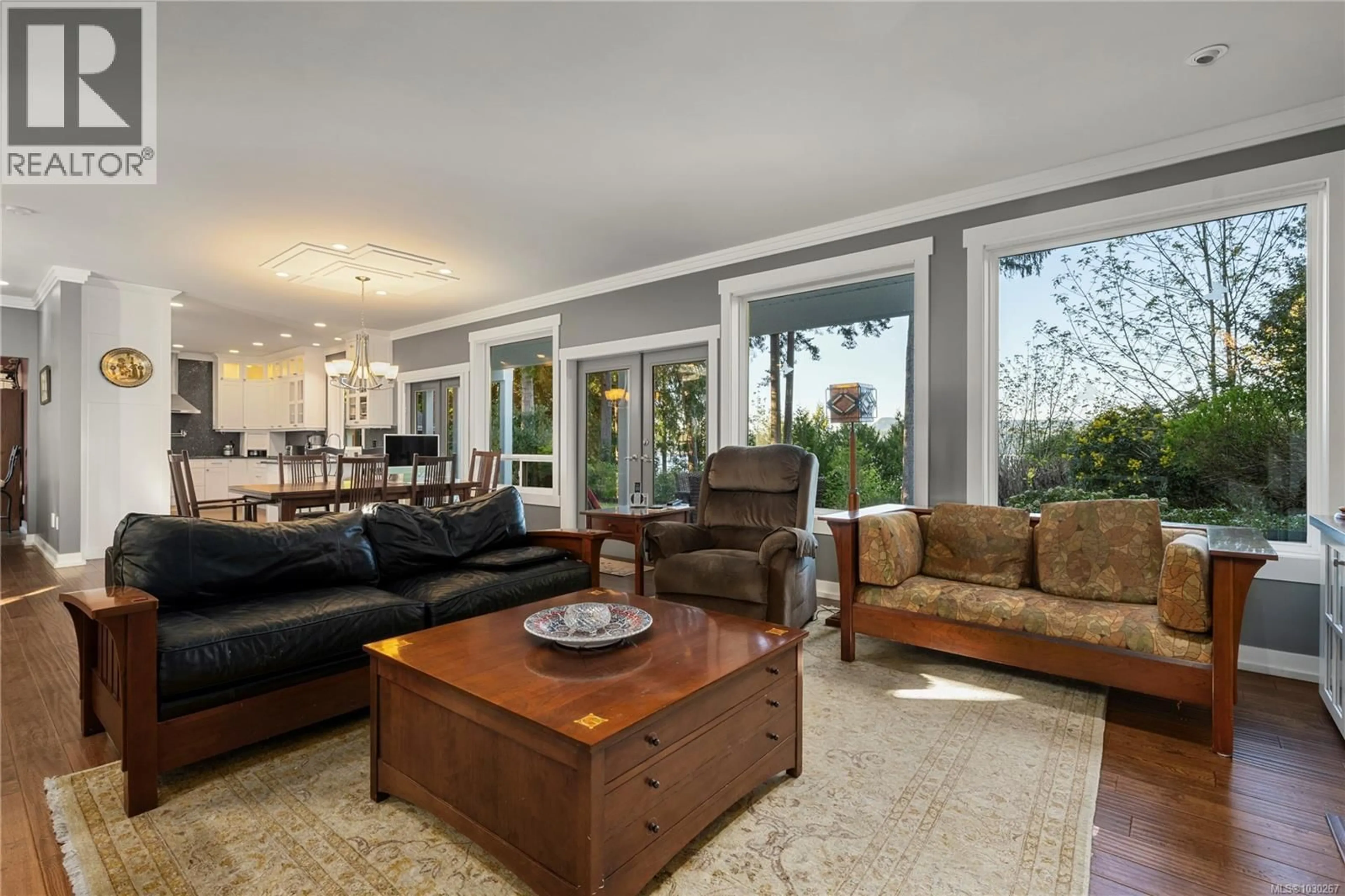 Living room with furniture, unknown for 5175 GAINSBERG ROAD, Bowser British Columbia V0R1G0