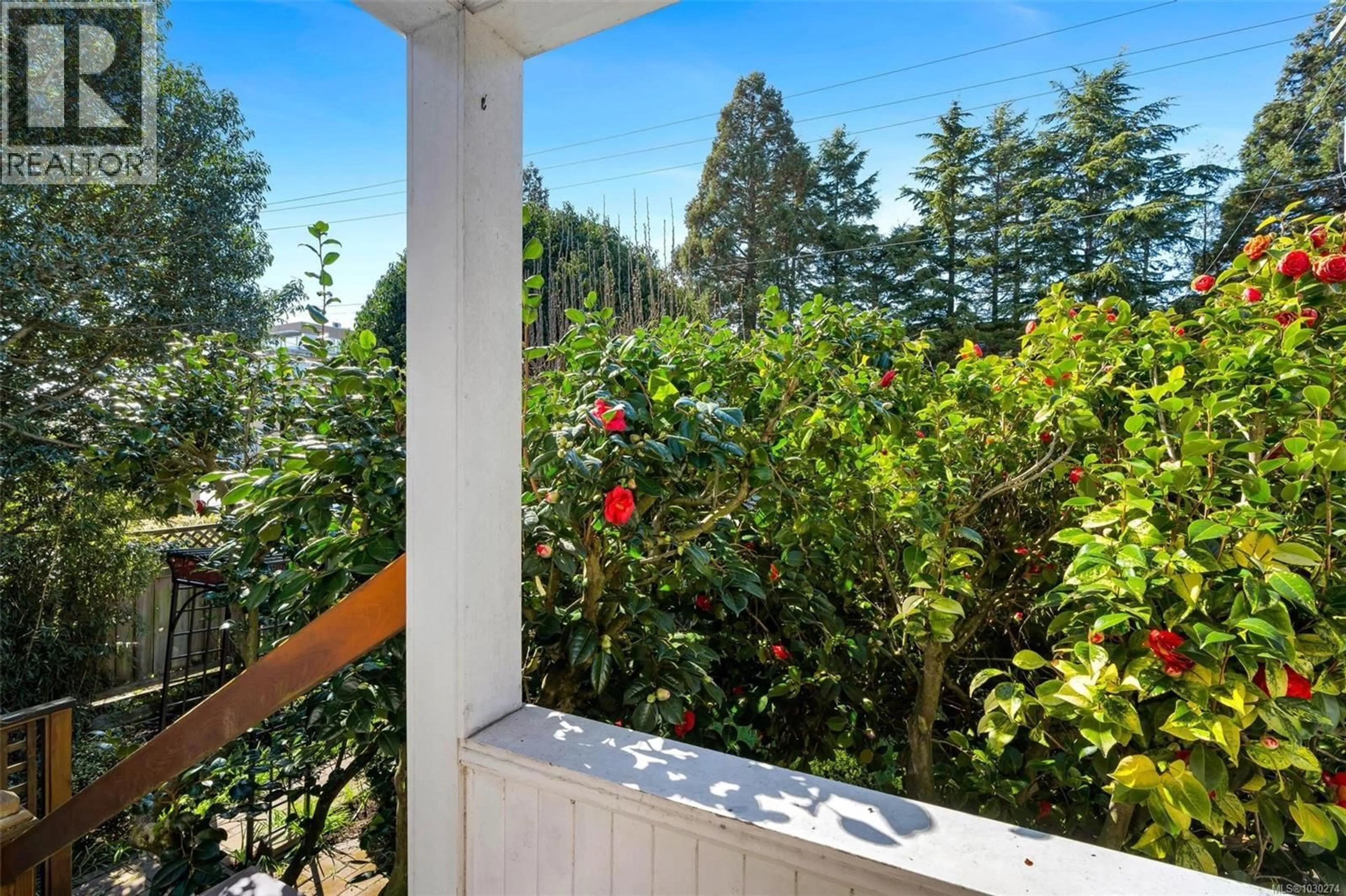 Balcony in the apartment, forest/trees view for 2139 FOUL BAY ROAD, Oak Bay British Columbia V8R5B1