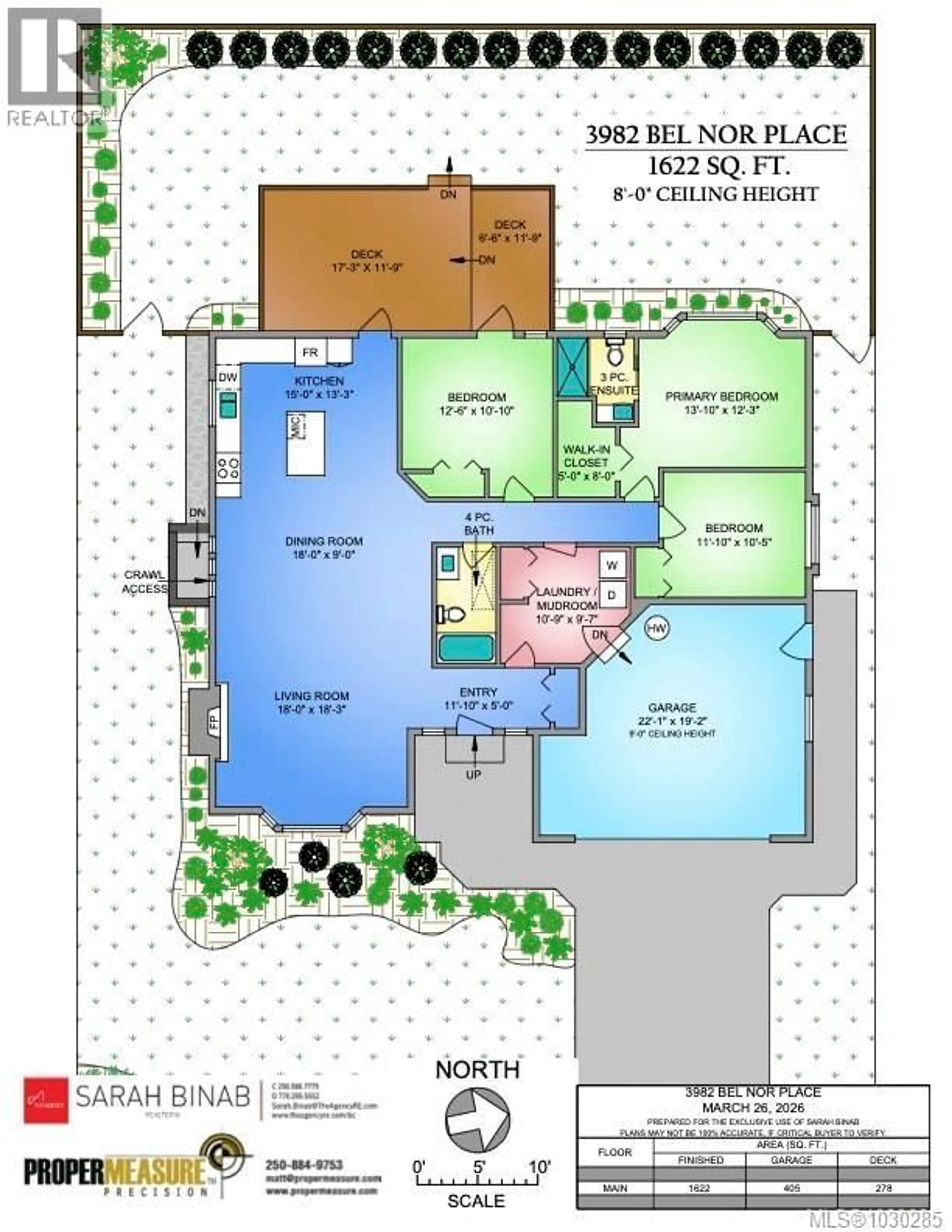 Floor plan for 3982 BEL NOR PLACE, Saanich British Columbia V8N6B6