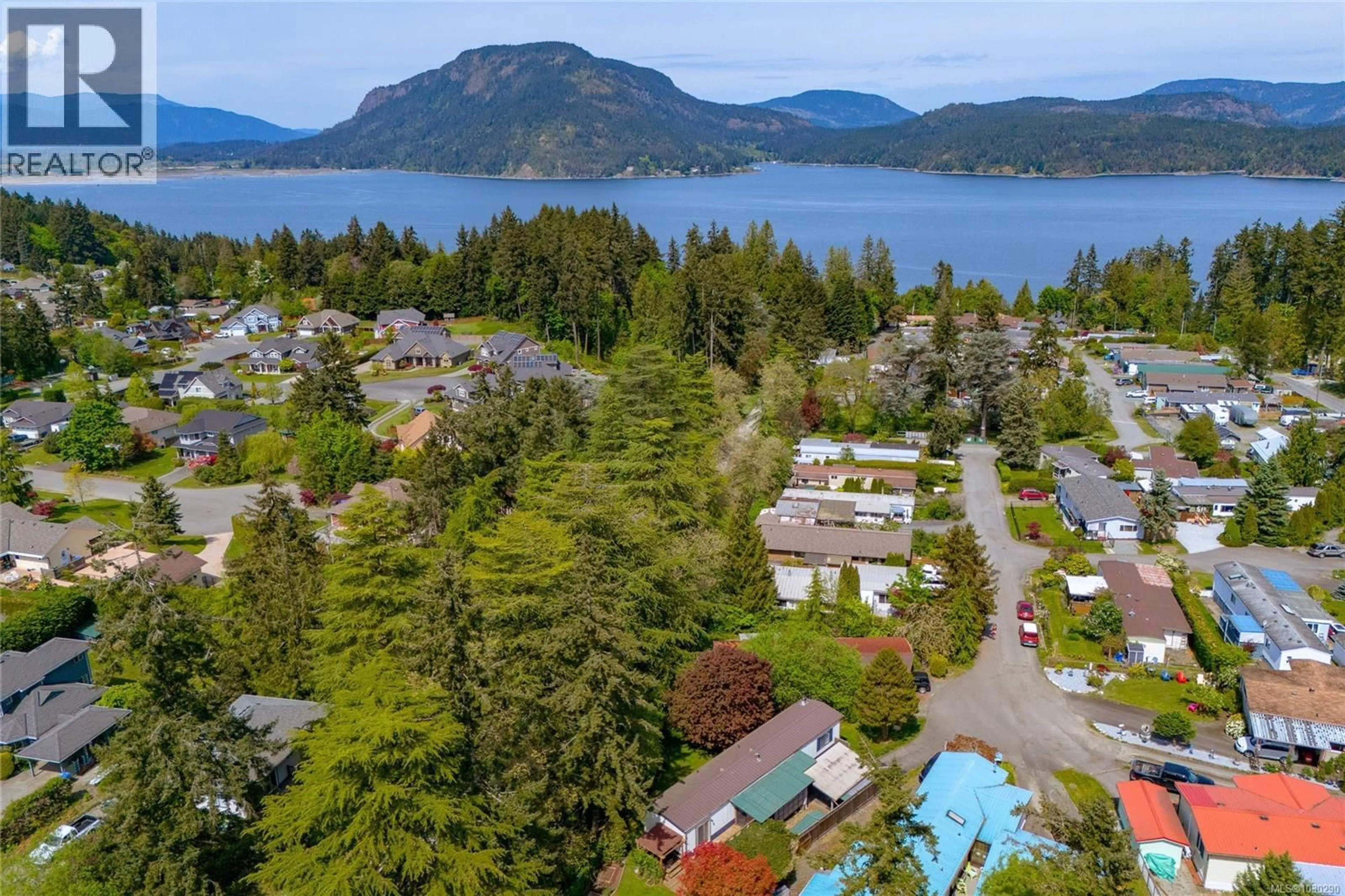 A pic from outside/outdoor area/front of a property/back of a property/a pic from drone, water/lake/river/ocean view for 47 - 1265 CHERRY POINT ROAD, Cowichan Bay British Columbia V0R1N2