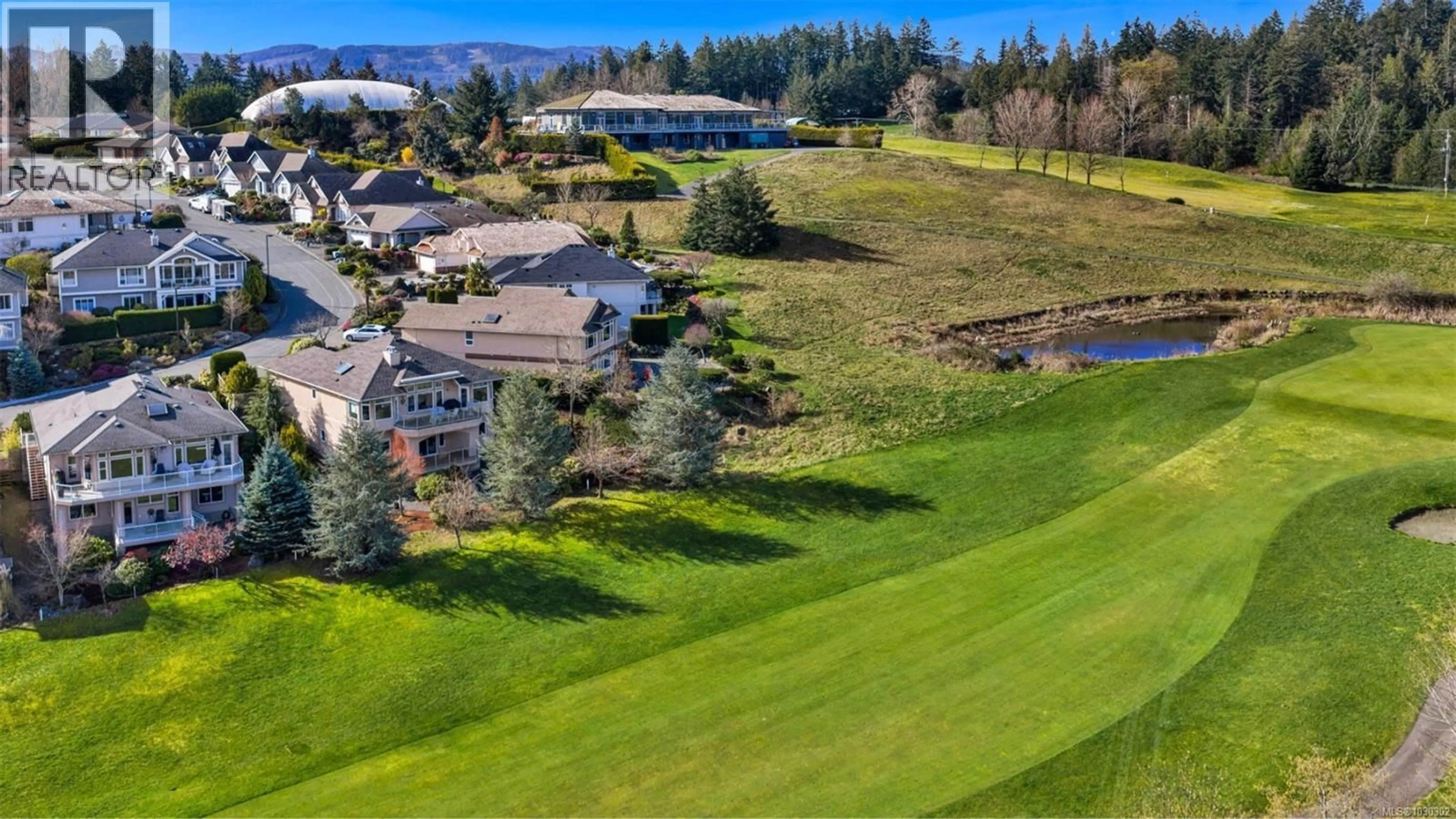 A pic from outside/outdoor area/front of a property/back of a property/a pic from drone, water/lake/river/ocean view for 721 COUNTRY CLUB DRIVE, Cobble Hill British Columbia V0R1L1