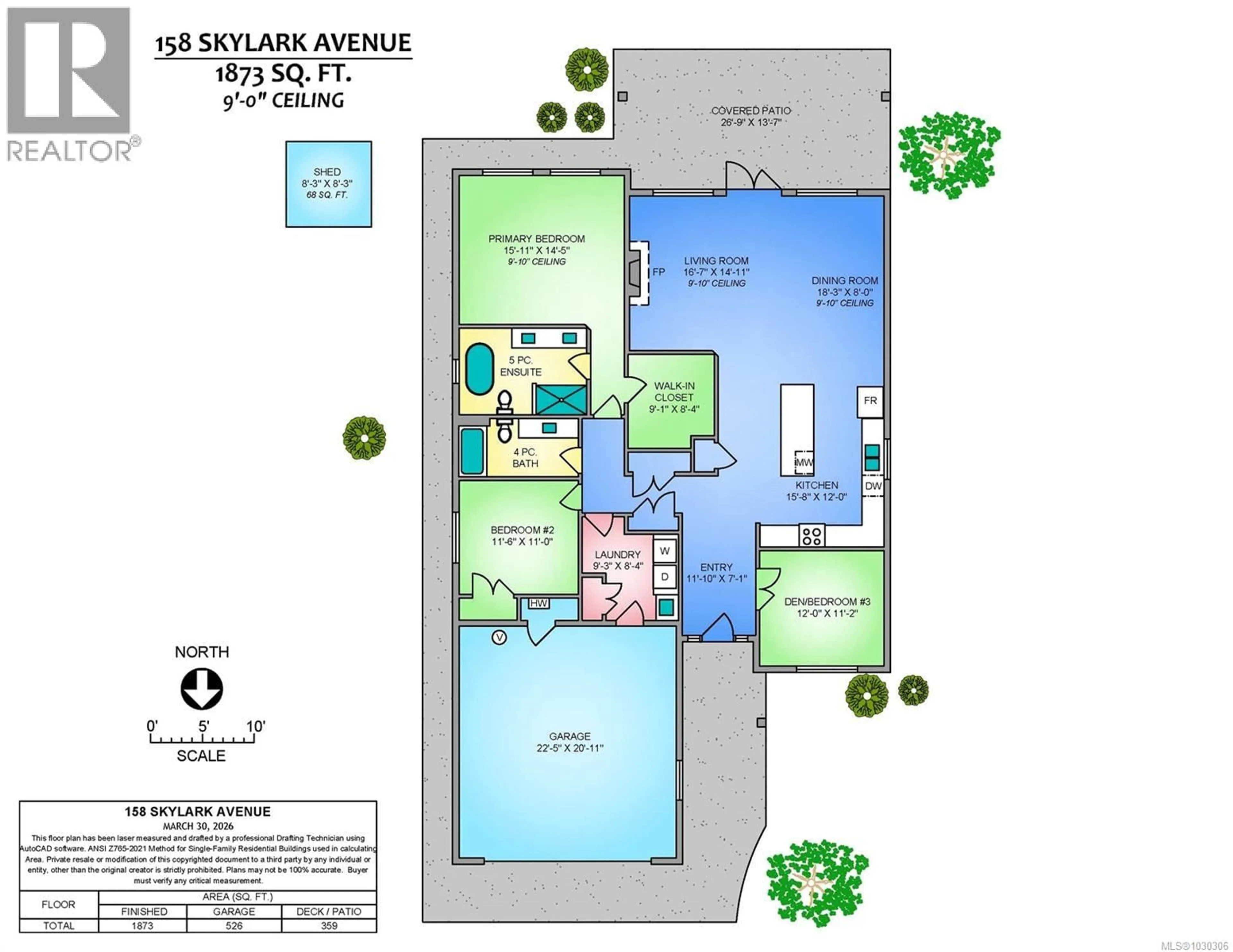 Floor plan for 158 SKYLARK AVENUE, Parksville British Columbia V9P1M3