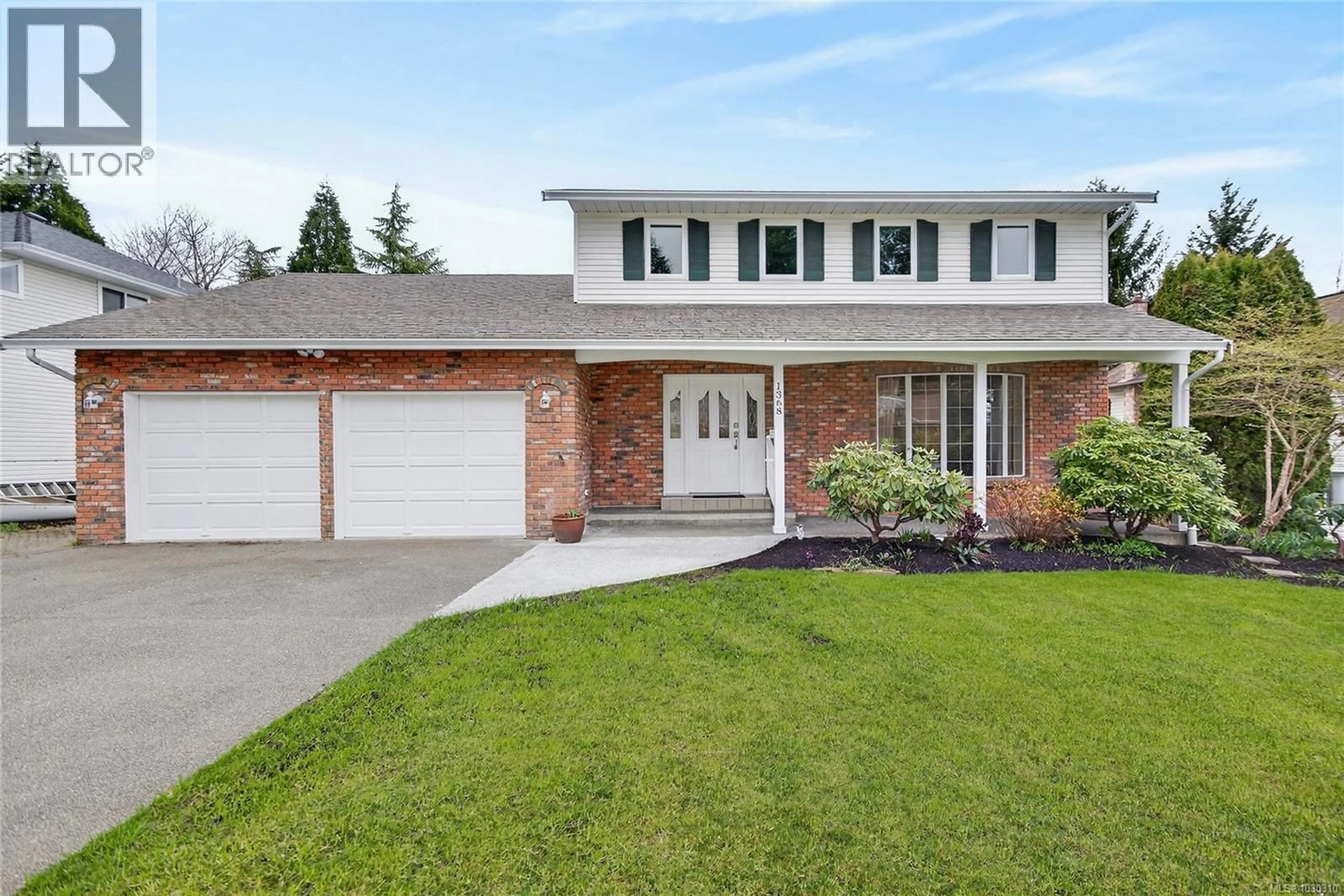Home with brick exterior material, street for 1368 MALAHAT DRIVE, Courtenay British Columbia V9N8B2