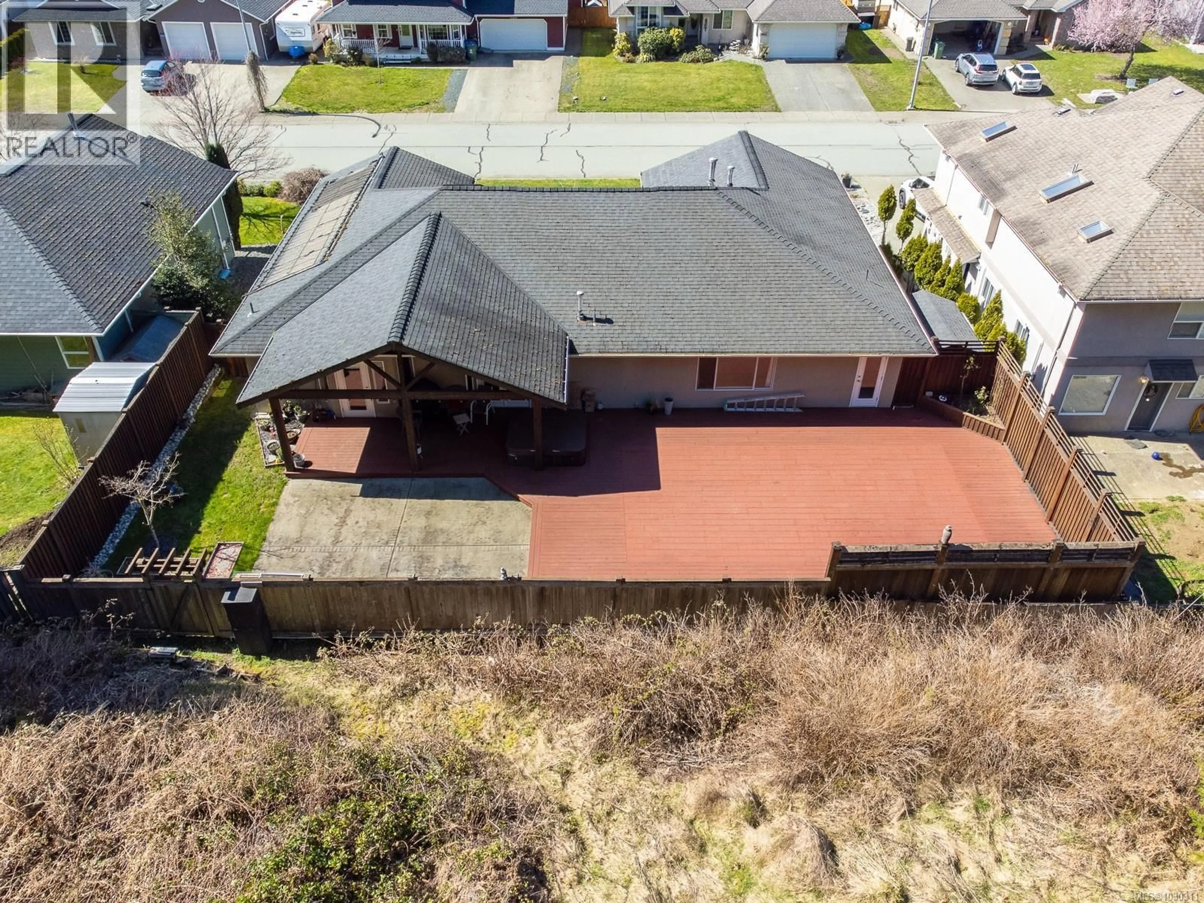 A pic from outside/outdoor area/front of a property/back of a property/a pic from drone, street for 3845 WHITTLESTONE AVENUE, Port Alberni British Columbia V9Y8C8