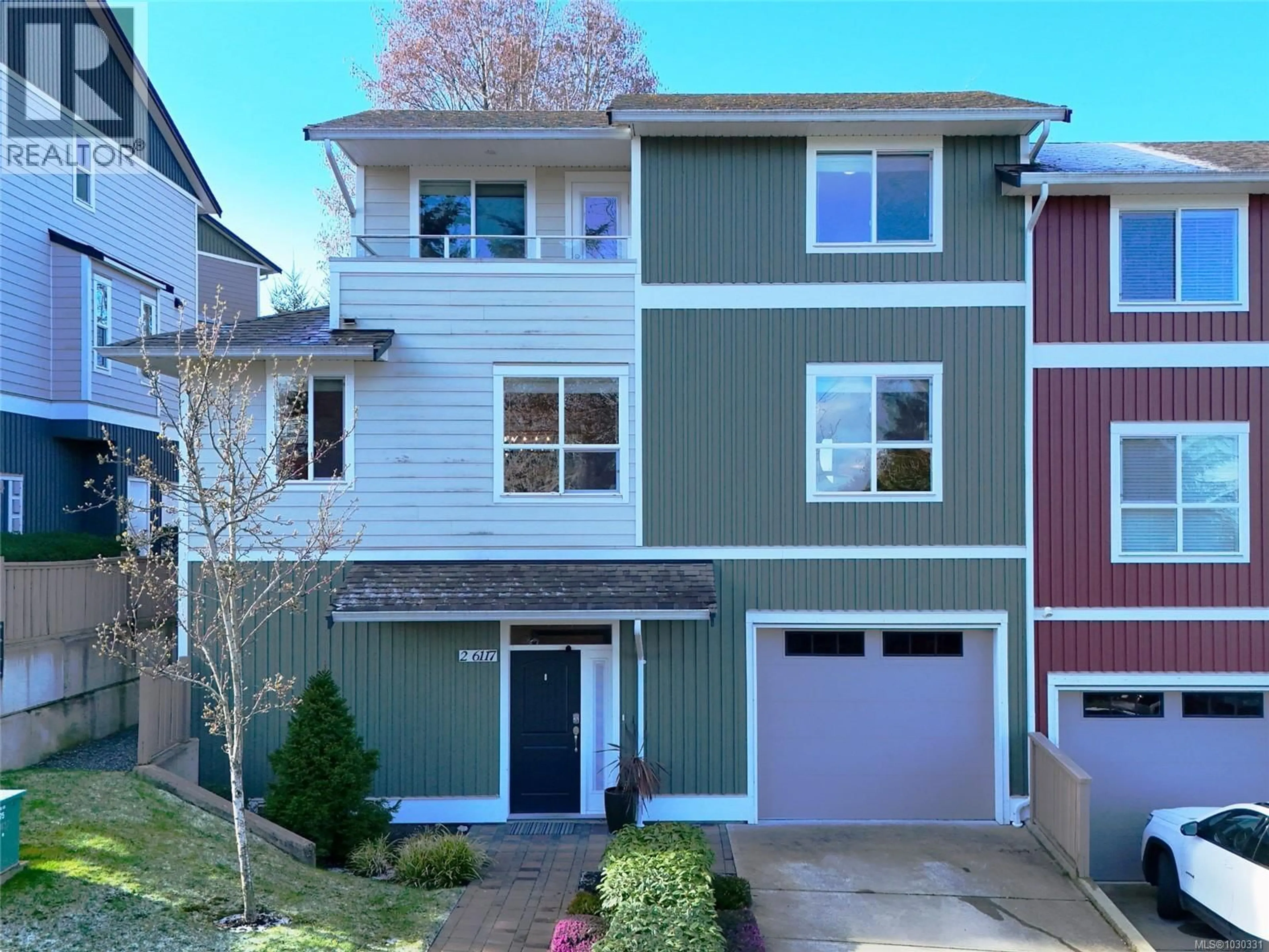 Home with vinyl exterior material, street for 2 - 6117 GLACIER WAY, Nanaimo British Columbia V9T0H8