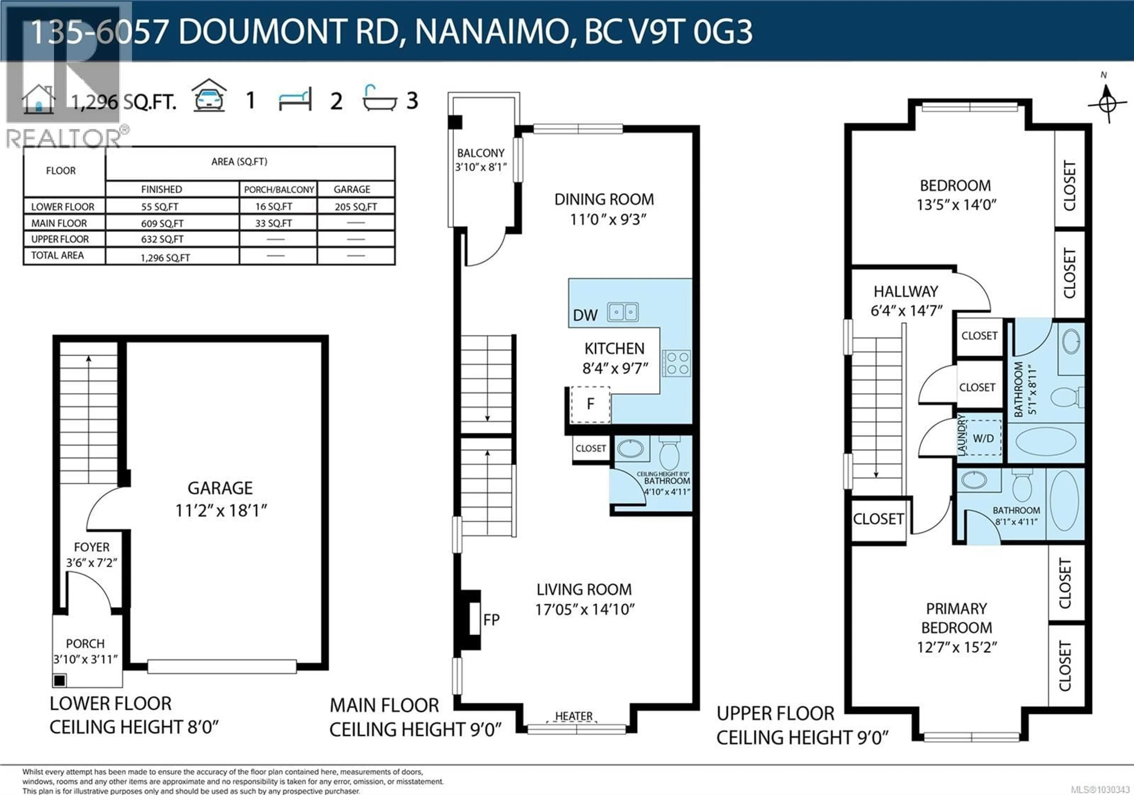 Floor plan for 135 - 6057 DOUMONT ROAD, Nanaimo British Columbia V9T0G3