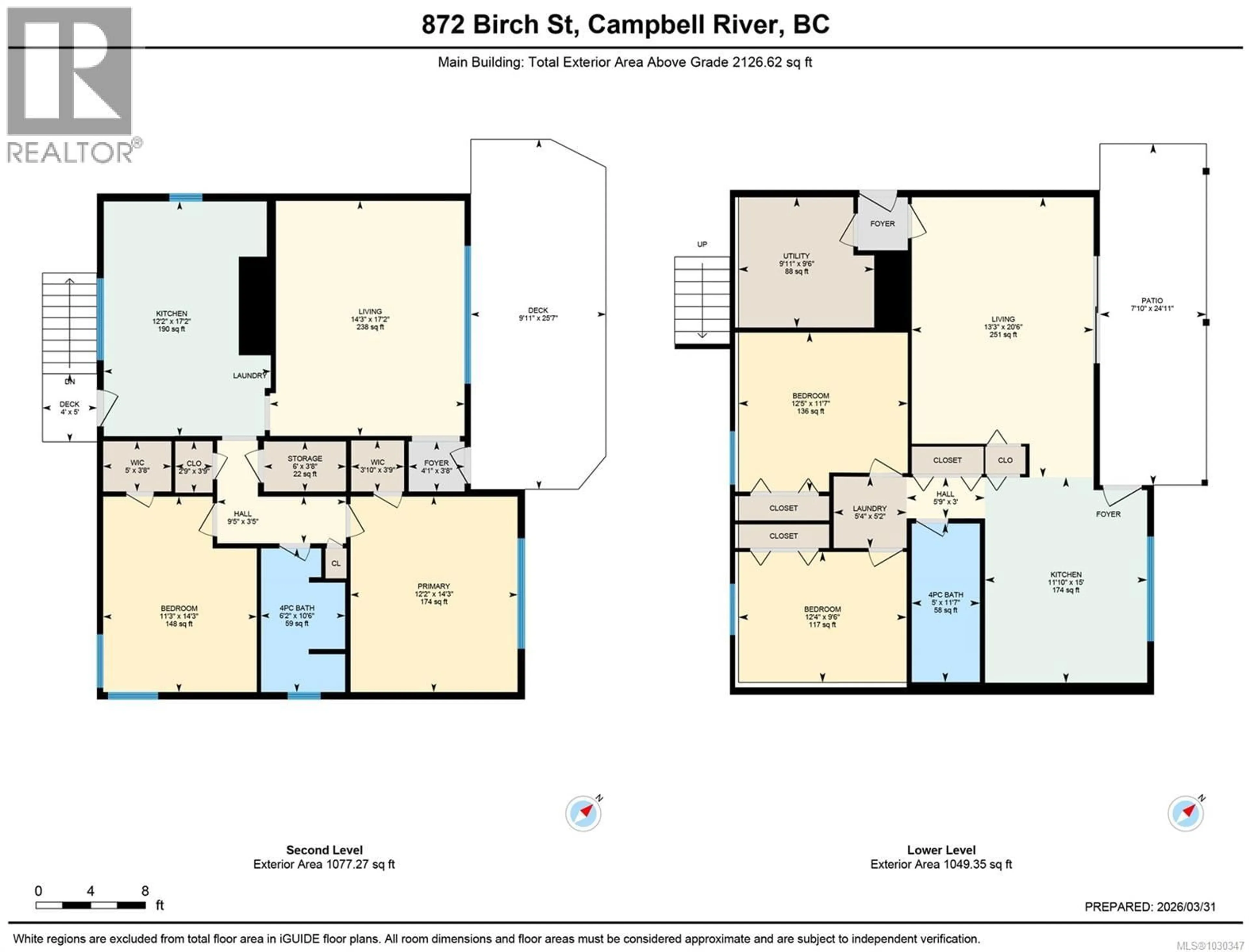 Floor plan for 872 BIRCH STREET, Campbell River British Columbia V9W2T4