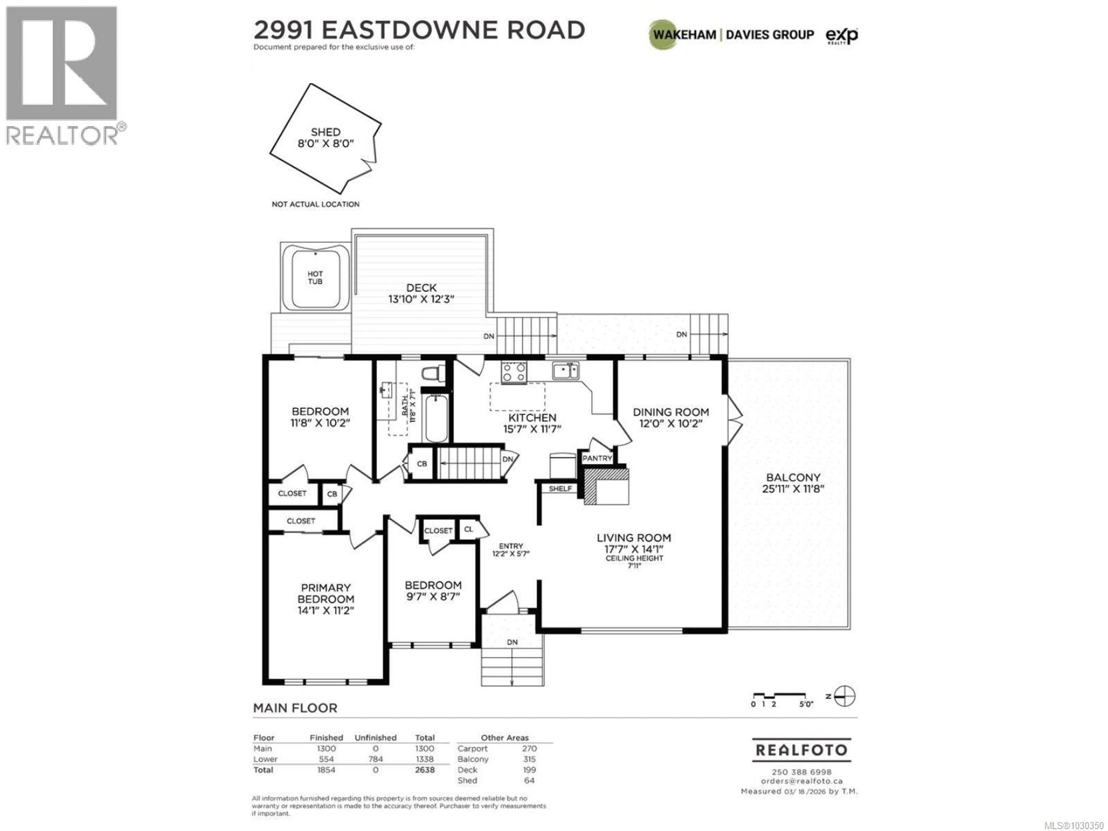 Floor plan for 2991 EASTDOWNE ROAD, Oak Bay British Columbia V8R5R9