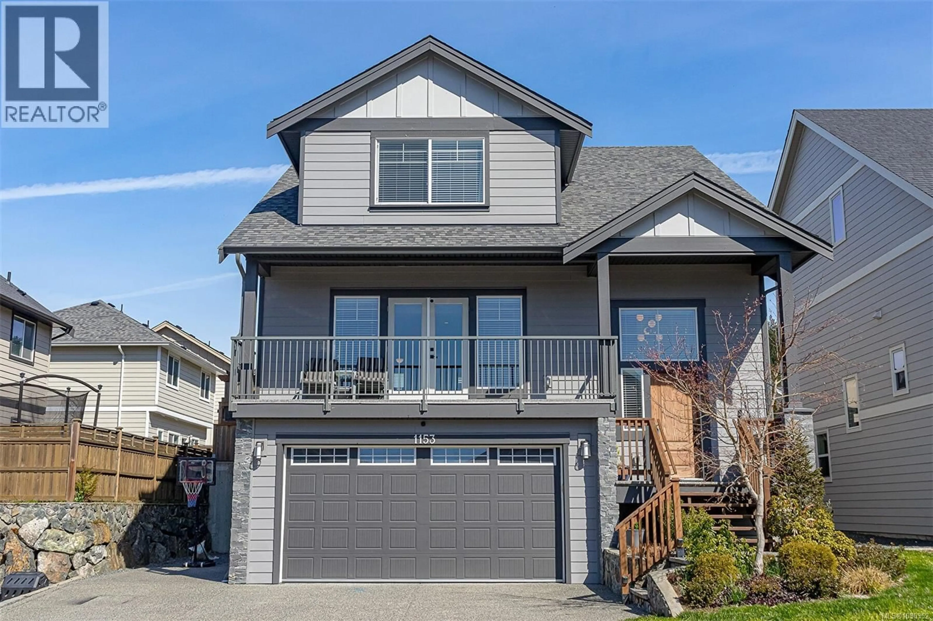 Home with vinyl exterior material, street for 1153 SMOKEHOUSE CRESCENT, Langford British Columbia V9C0N5