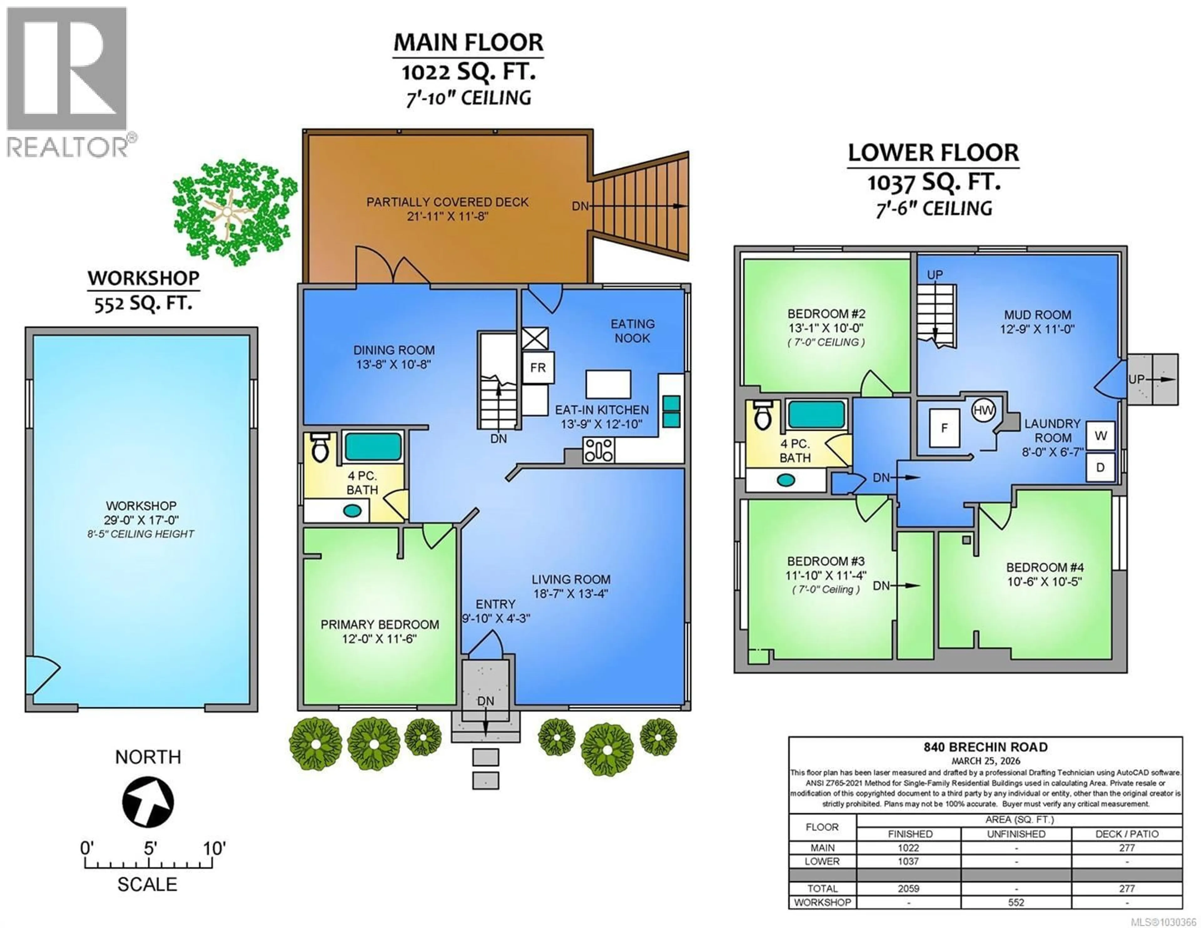 Floor plan for 840 BRECHIN ROAD, Nanaimo British Columbia V9S2X4