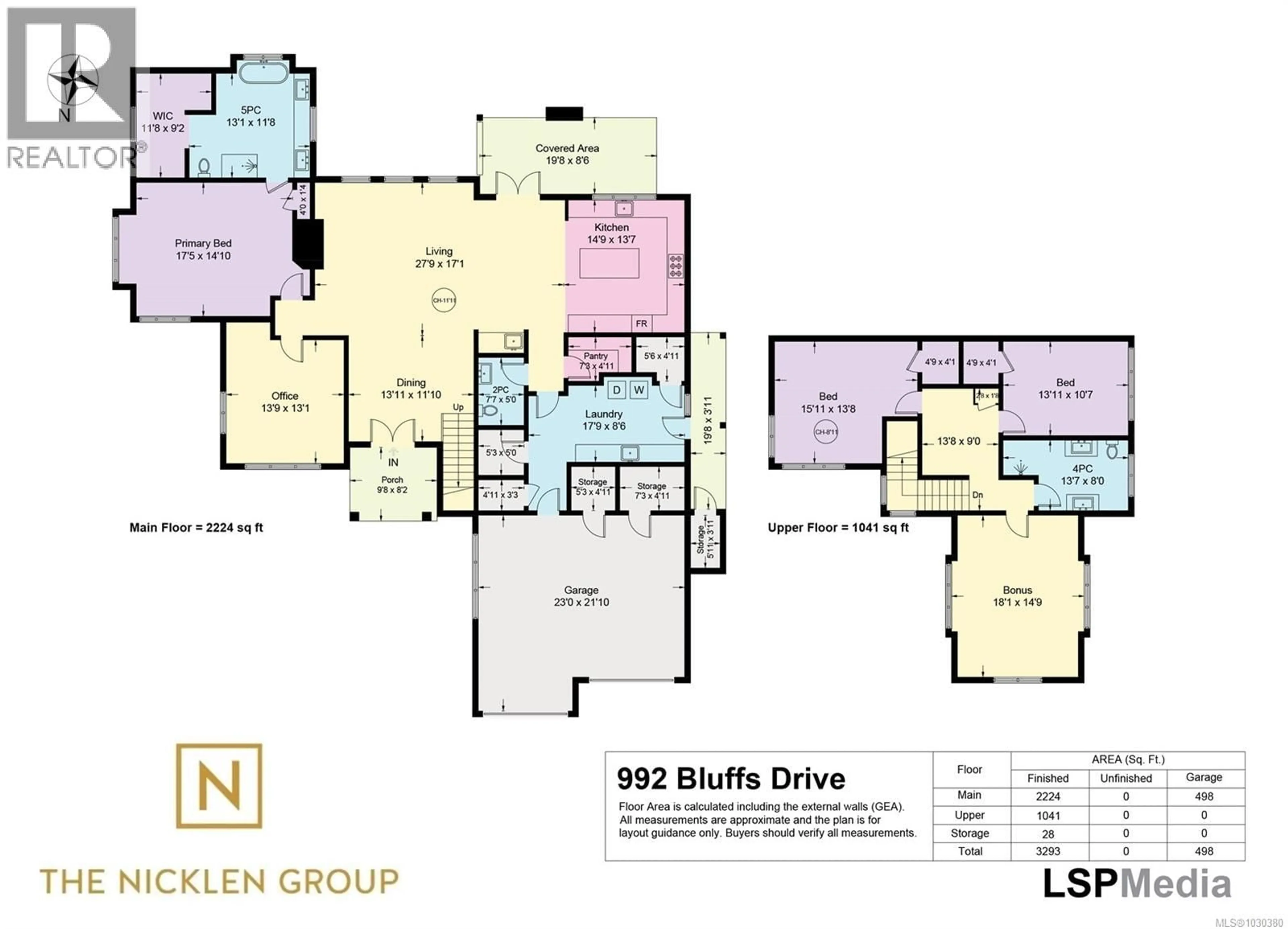 Floor plan for 992 BLUFFS DRIVE, Qualicum Beach British Columbia V9K0A2