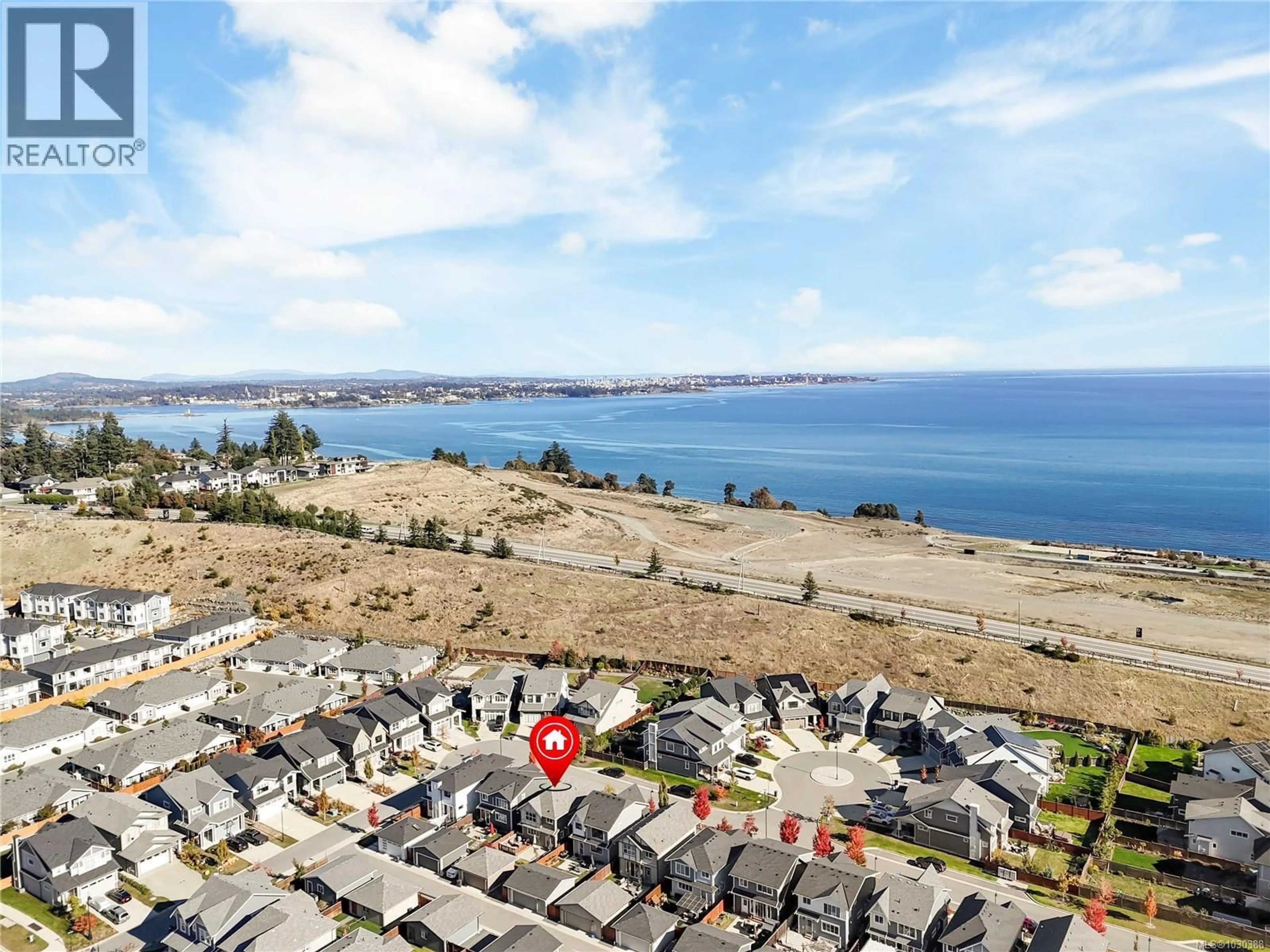 A pic from outside/outdoor area/front of a property/back of a property/a pic from drone, water/lake/river/ocean view for 3380 CURLEW STREET, Colwood British Columbia V9C0P3