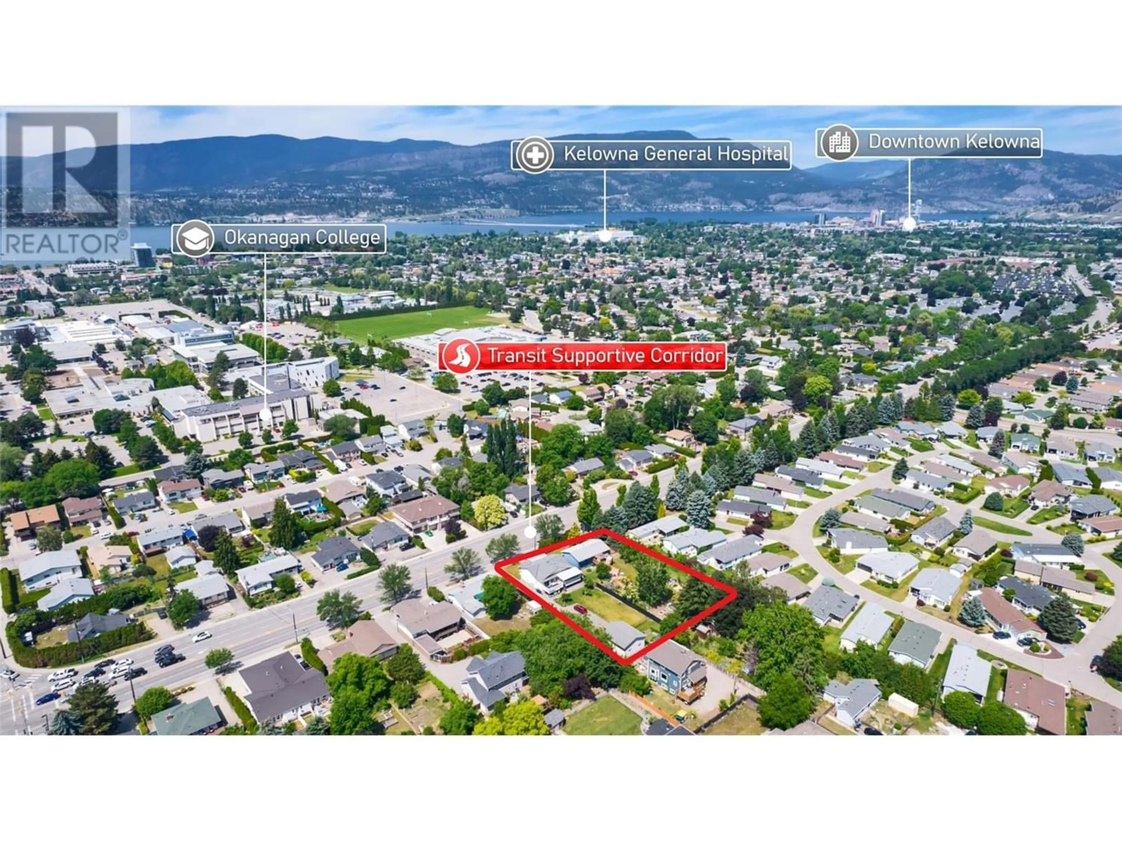 Street view for 3009 Gordon Drive, Kelowna British Columbia V1W3R1