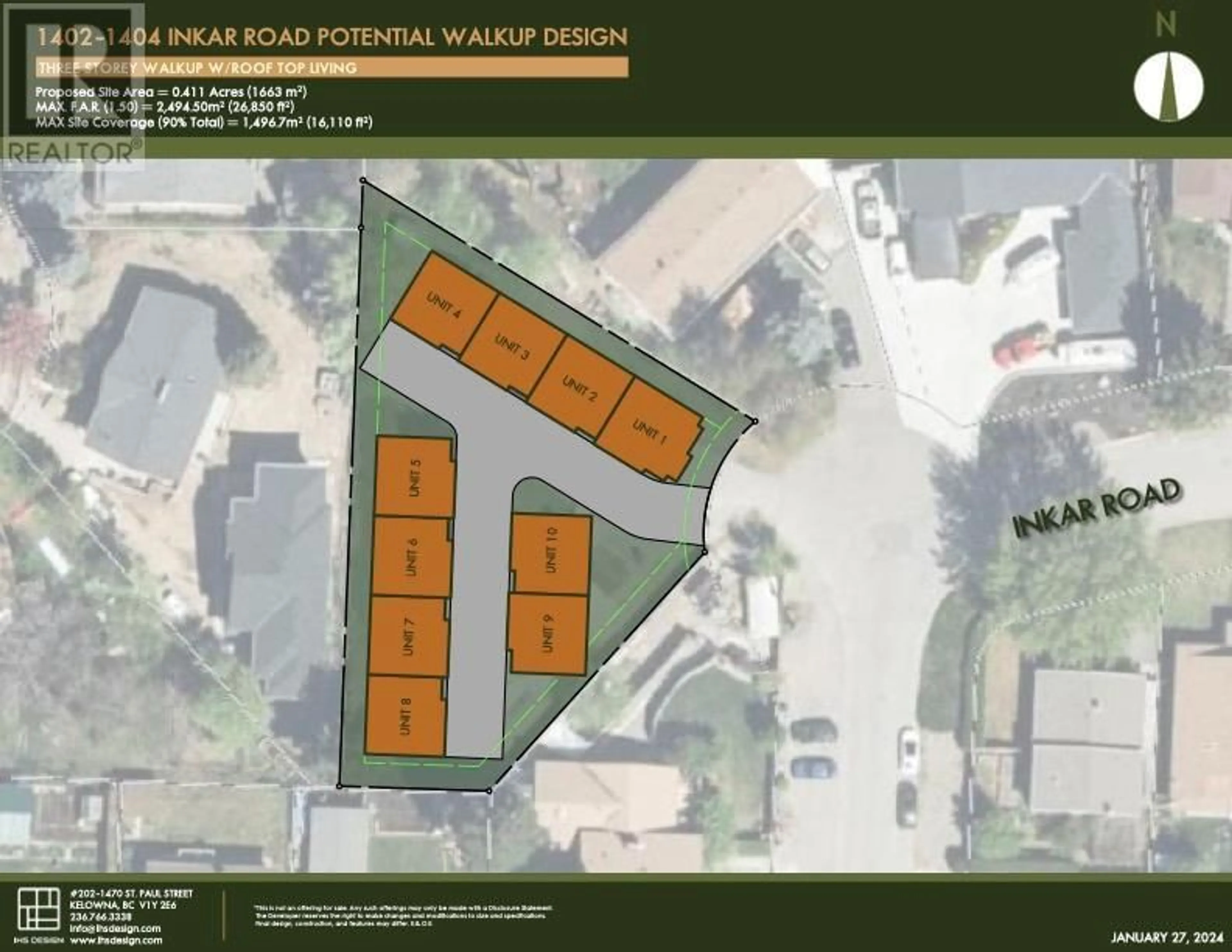 Floor plan for 1402/4 Inkar Road Lot# 1 & 2, Kelowna British Columbia V1Y8H7