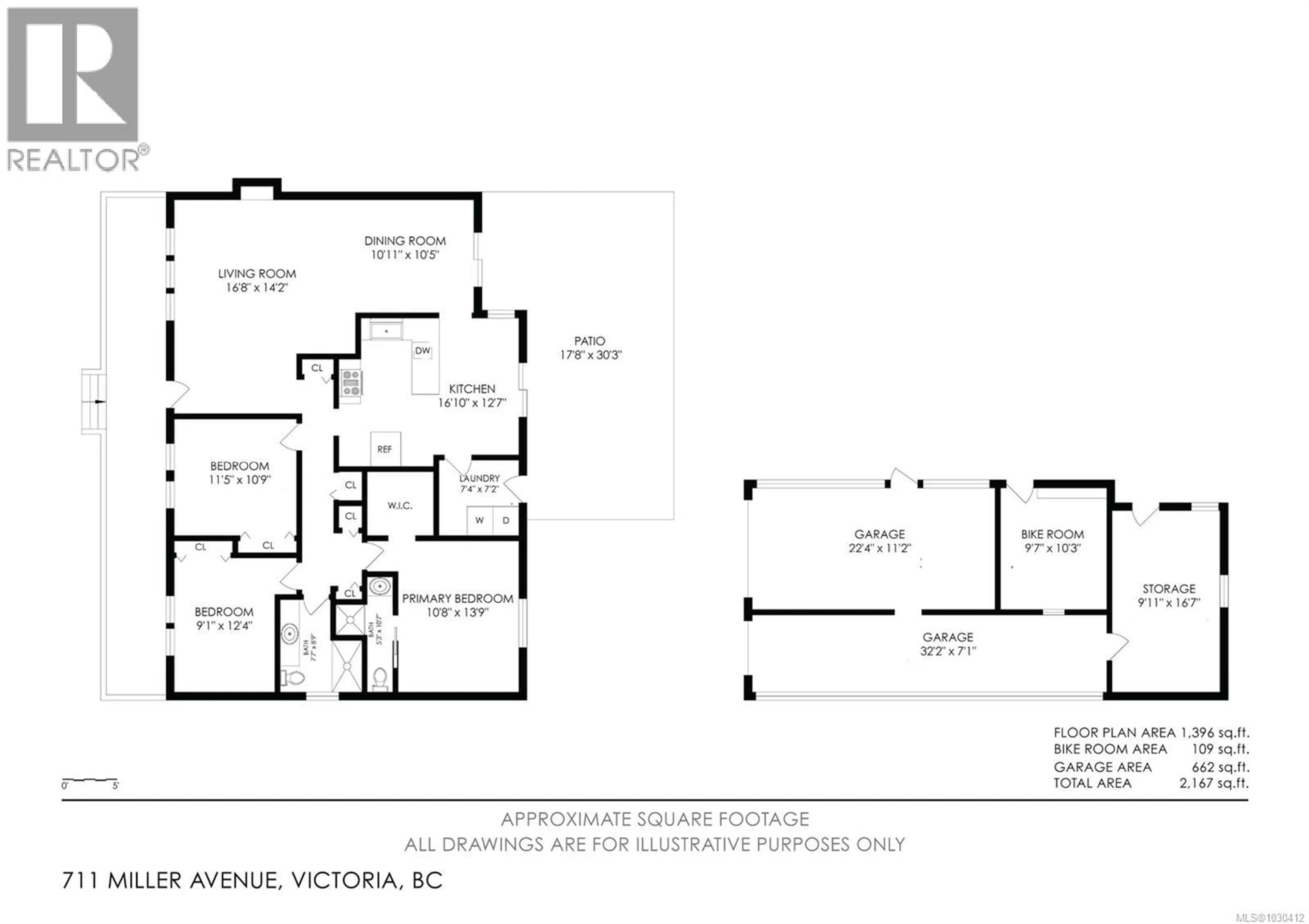 Floor plan for 711 MILLER AVENUE, Saanich British Columbia V8Z3C9