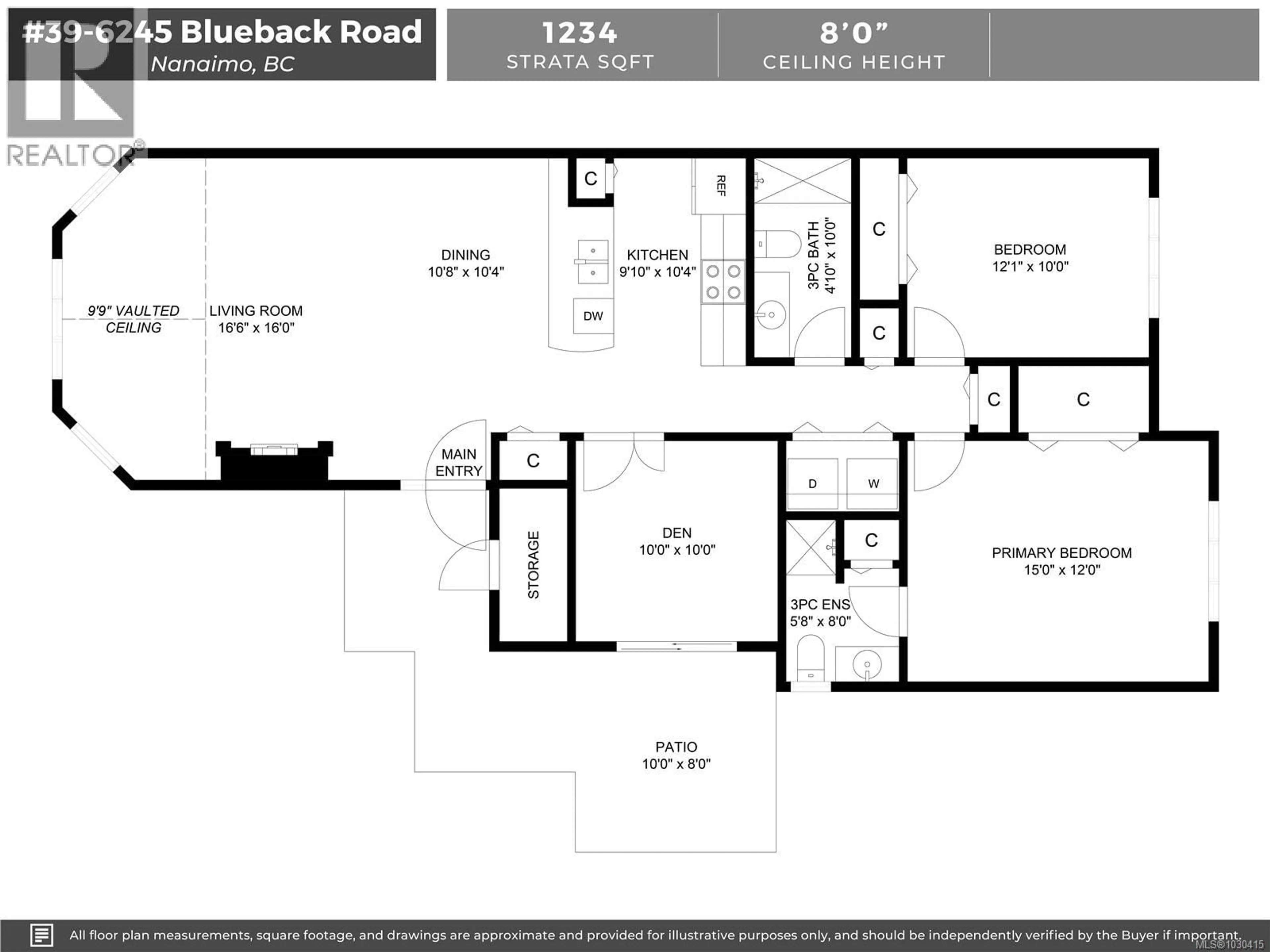Floor plan for 39 - 6245 BLUEBACK ROAD, Nanaimo British Columbia V9V1N7