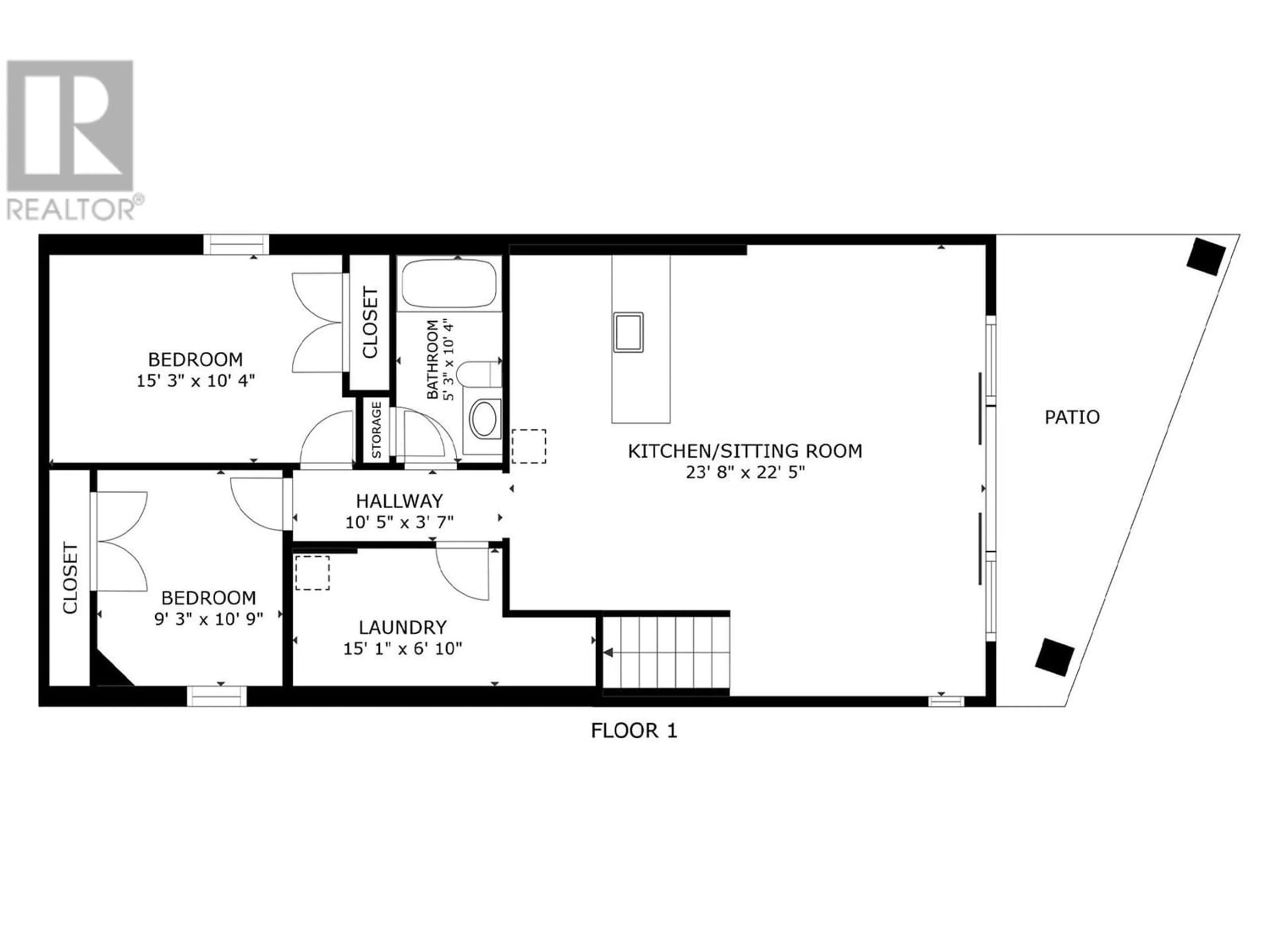 Floor plan for 1570 Marina Way, West Kelowna British Columbia V1Z4E1