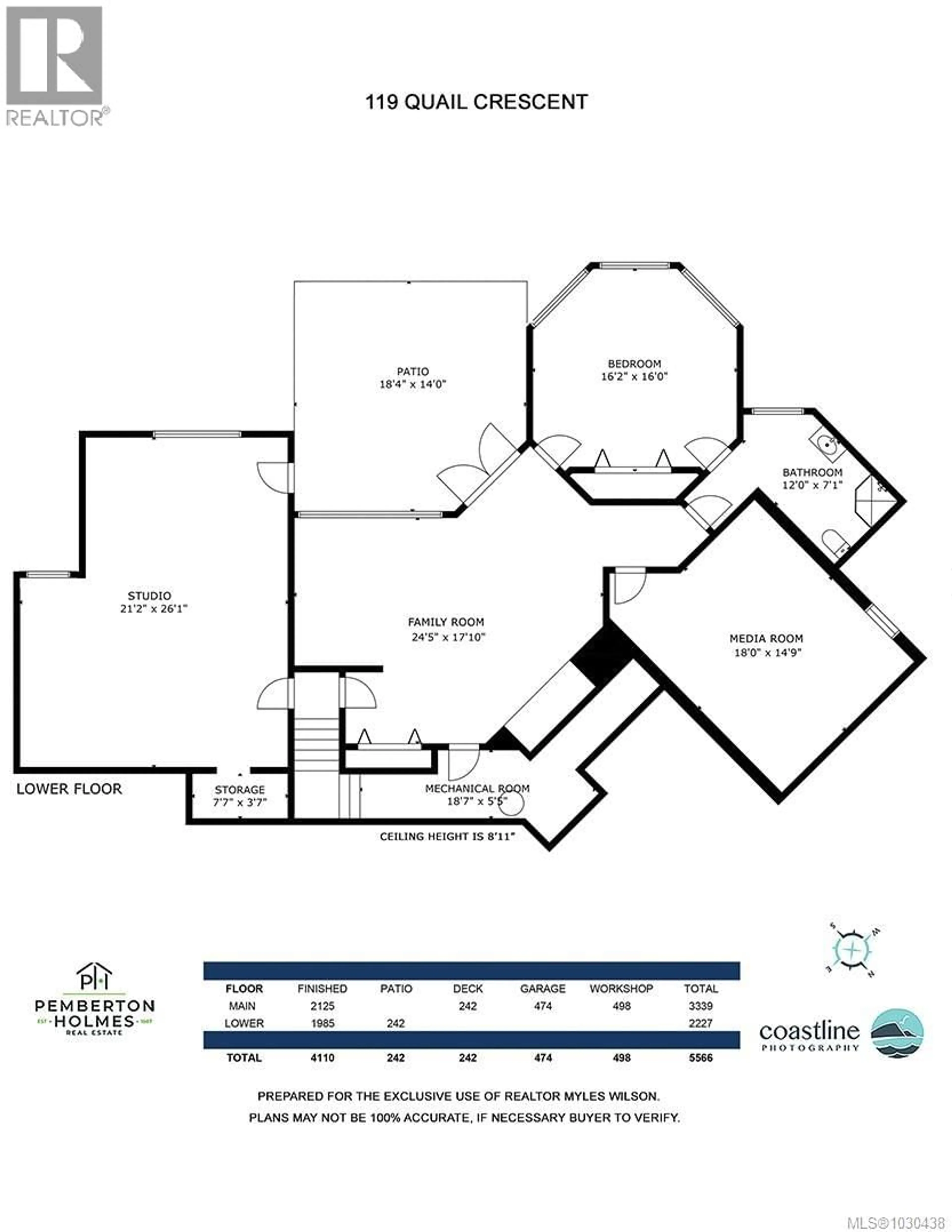 Floor plan for 119 QUAIL CRESCENT, Salt Spring British Columbia V8K2G4