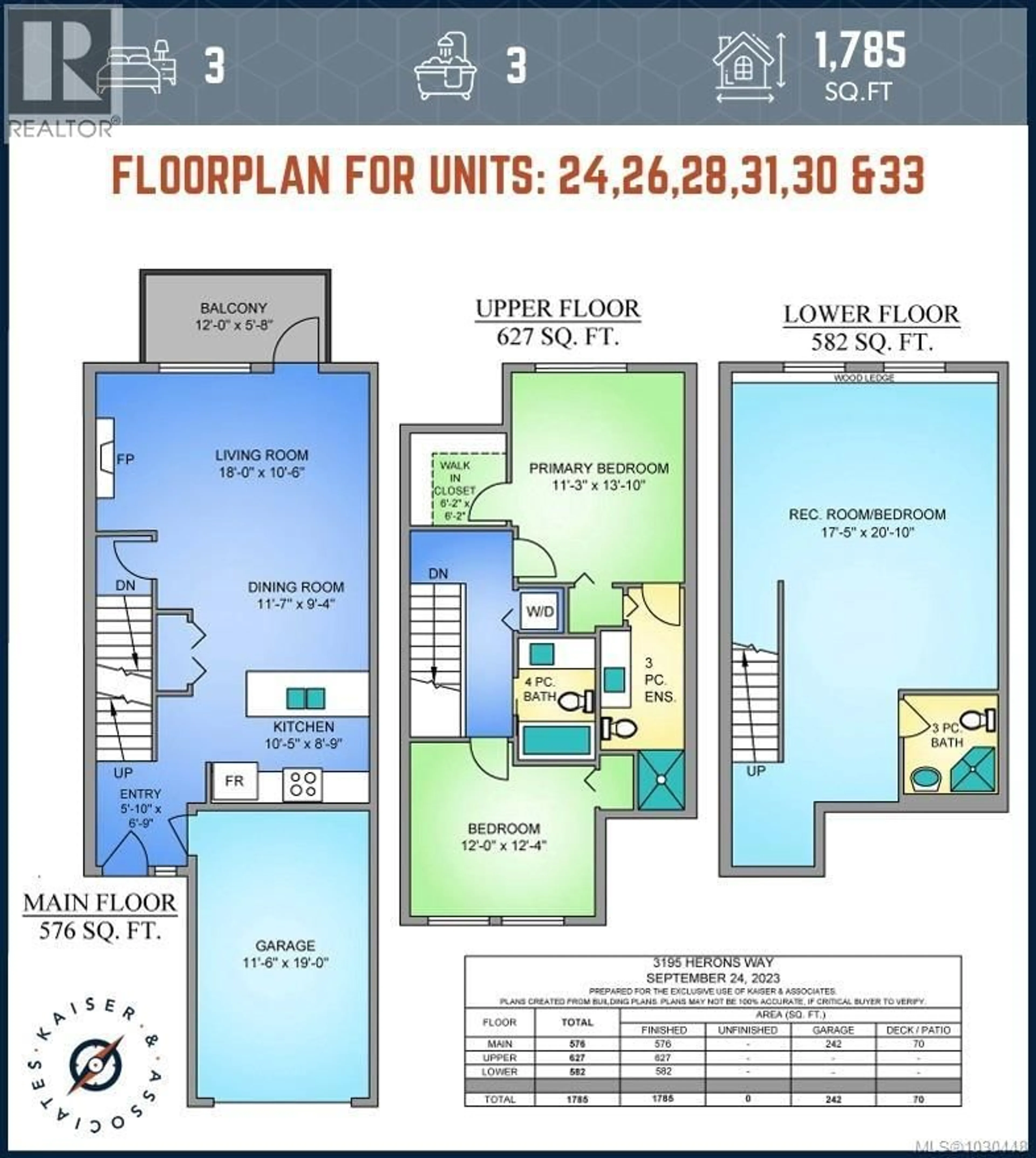 Floor plan for 24 - 3195 HERONS WAY, Duncan British Columbia V9L5C7