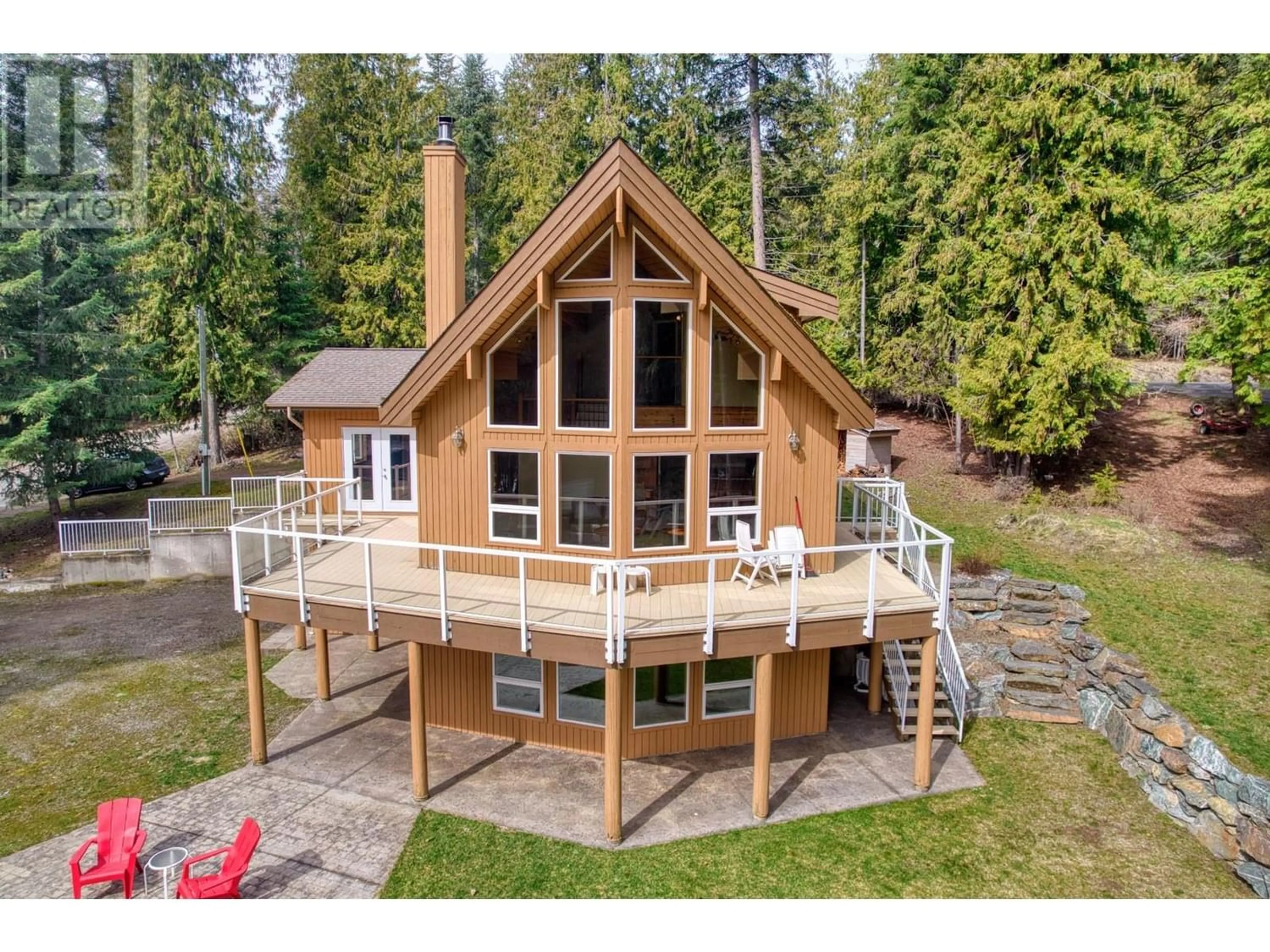 Frontside or backside of a home, cottage for 7889 Gardiner Road, Anglemont British Columbia V0E1M8