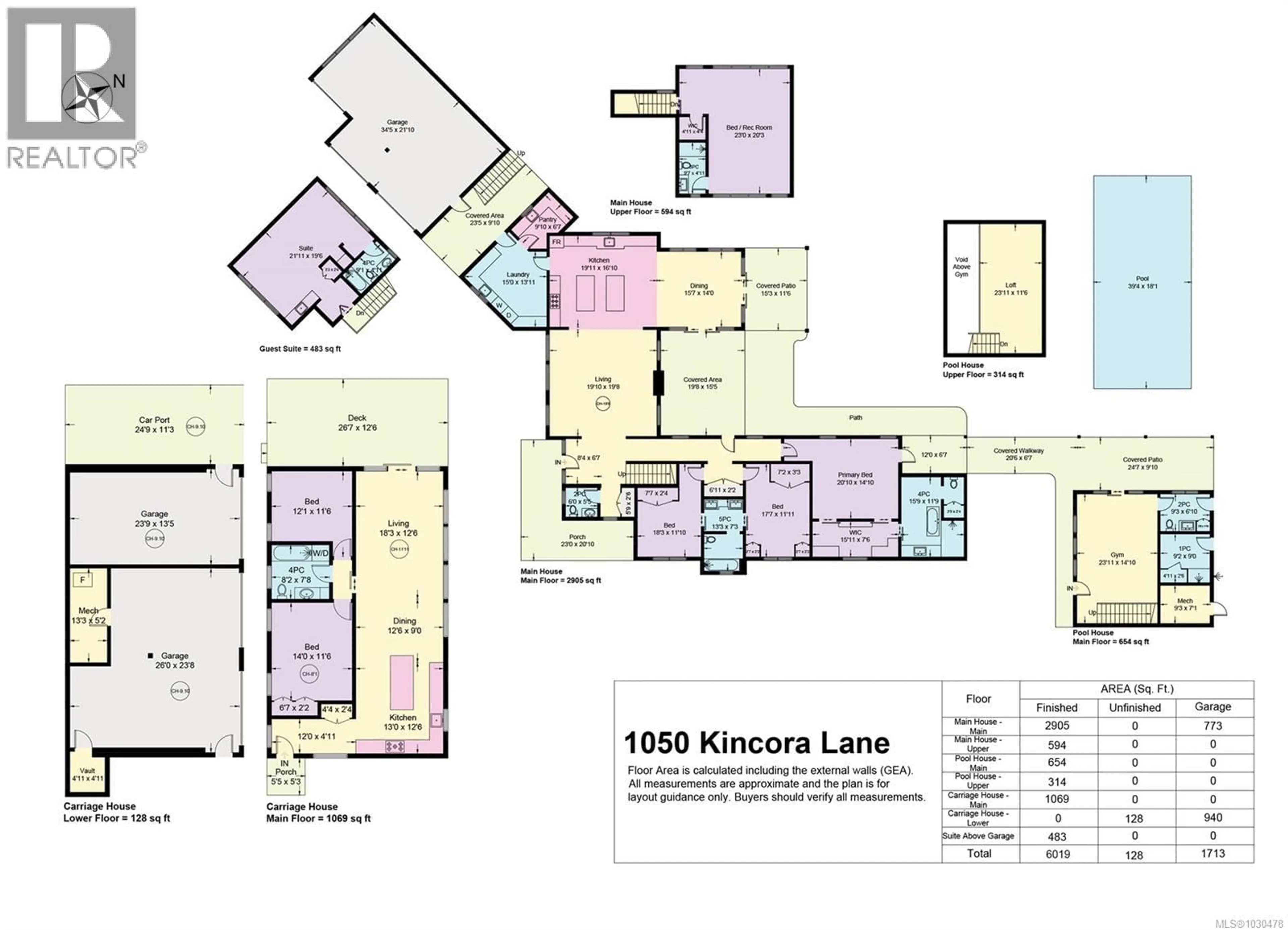 Floor plan for 1050/1046 KINCORA LANE, Comox British Columbia V9M4C5