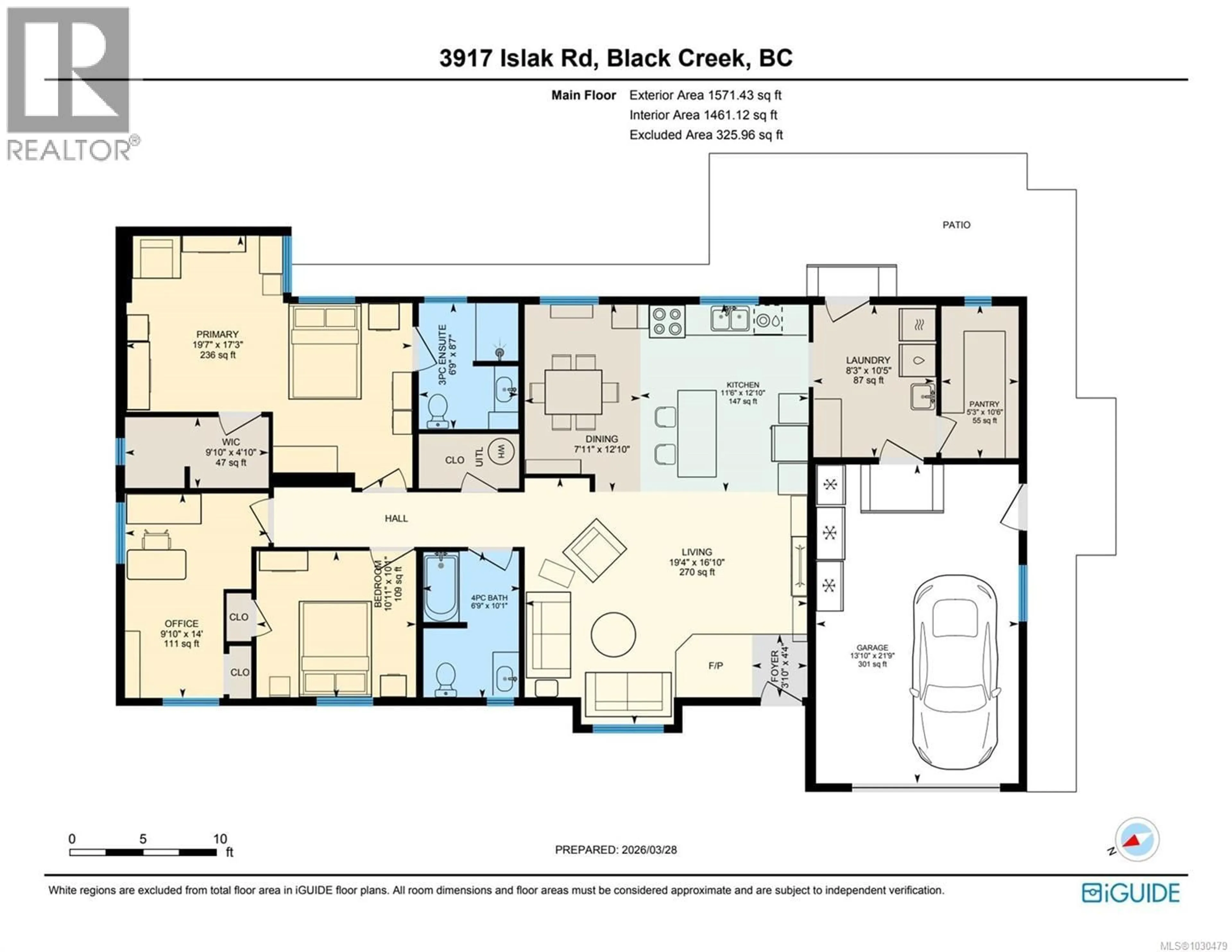 Floor plan for 3917 ISLAK ROAD, Black Creek British Columbia V9J1Y9