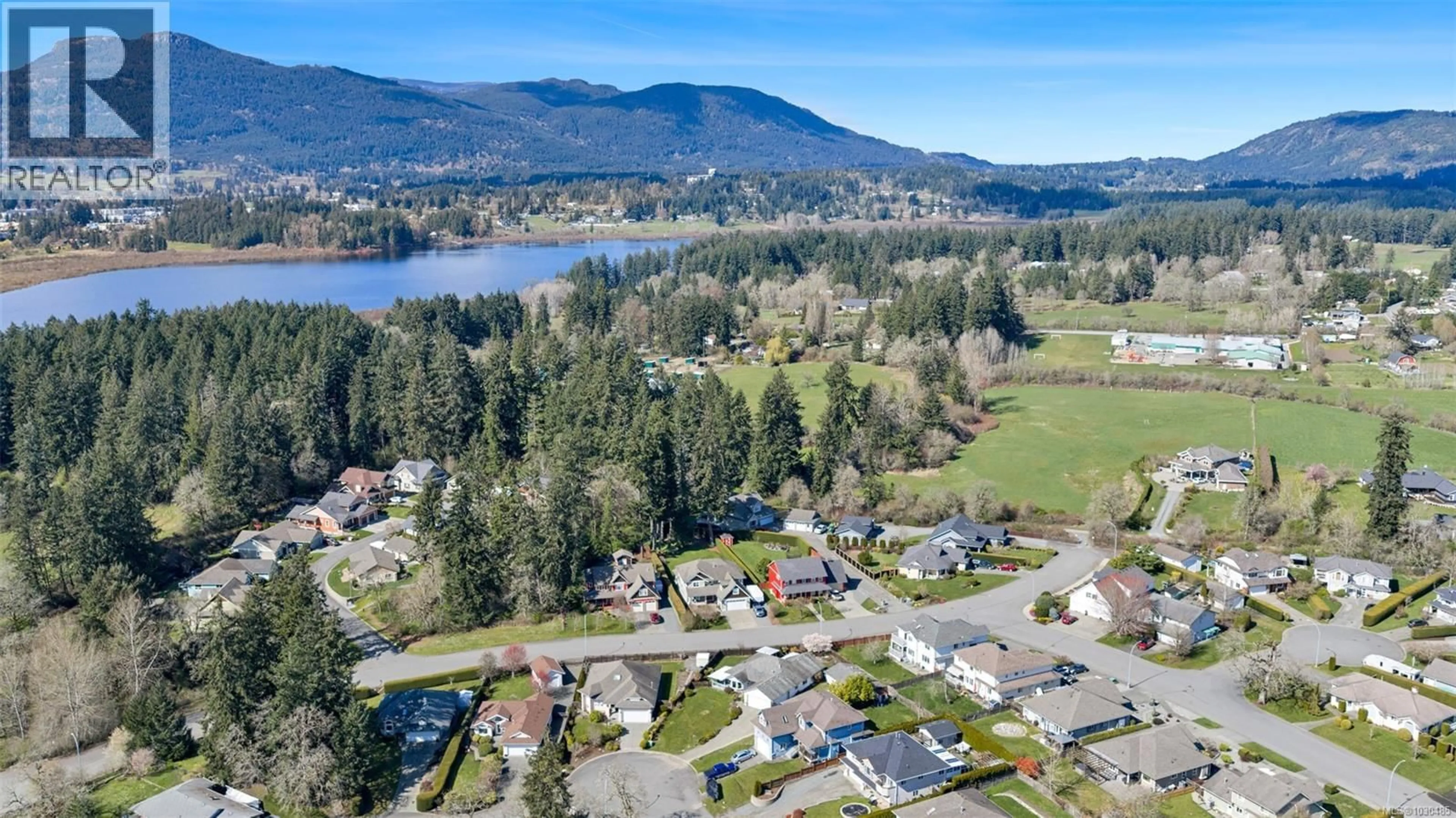 A pic from outside/outdoor area/front of a property/back of a property/a pic from drone, water/lake/river/ocean view for 2559 LARKSPUR DRIVE, Duncan British Columbia V9L5G7