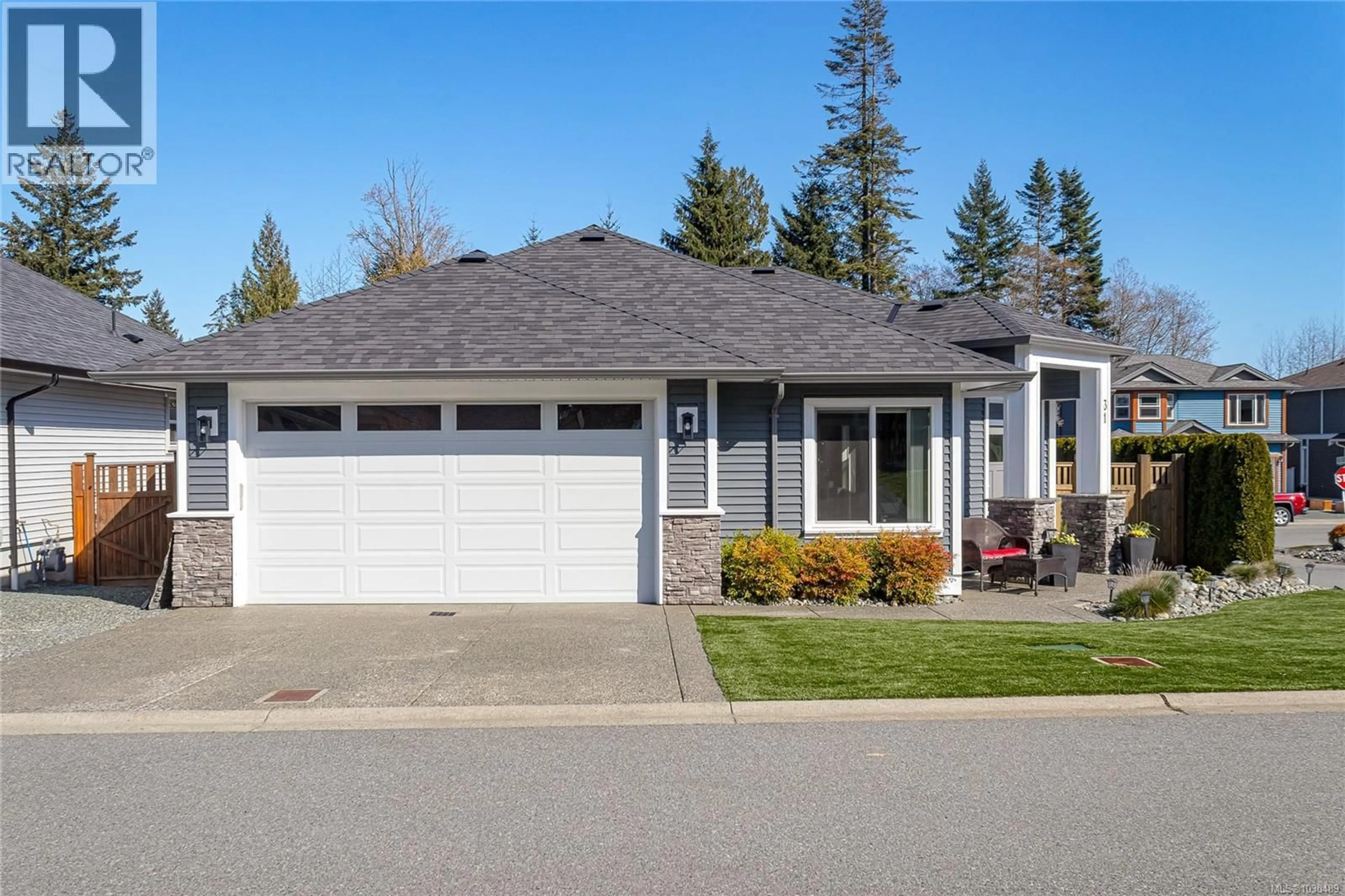 Home with vinyl exterior material, street for 31 - 9650 ASKEW CREEK DRIVE, Chemainus British Columbia V0R1K3