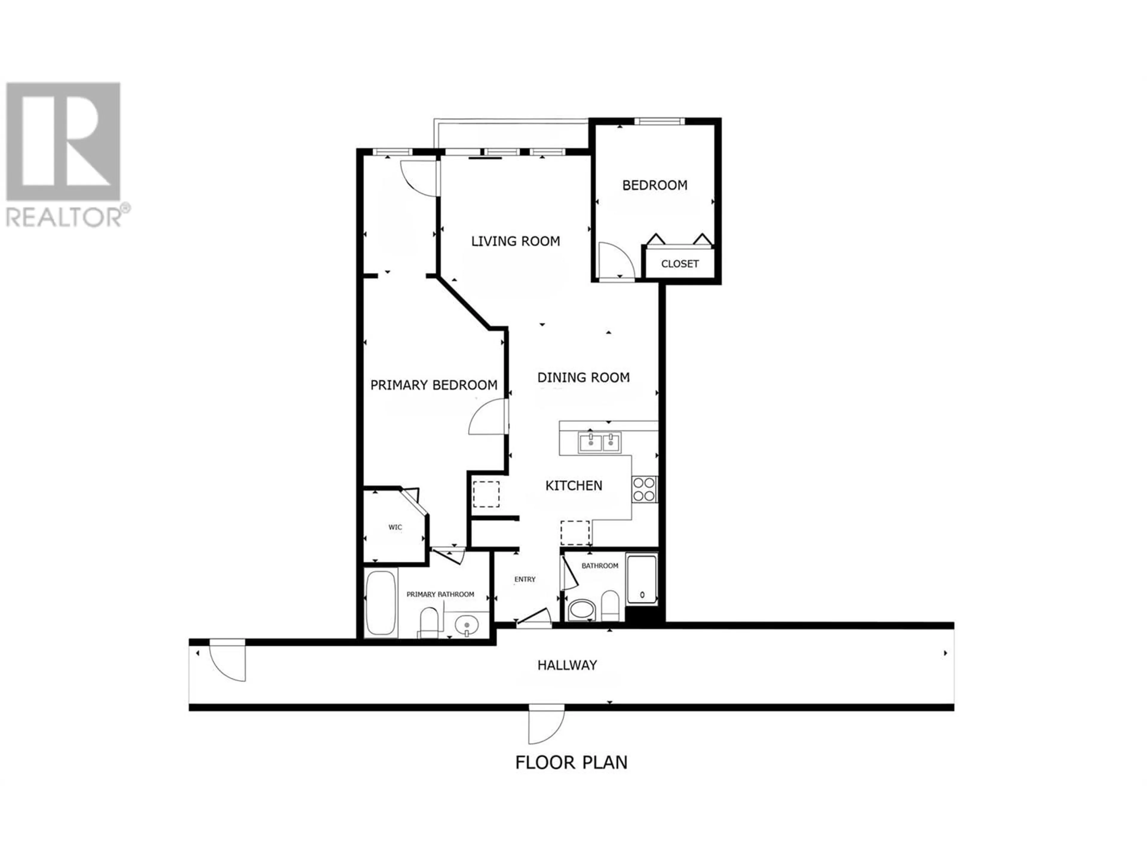 Floor plan for 563 Yates Road Unit# 203, Kelowna British Columbia V1V2C7