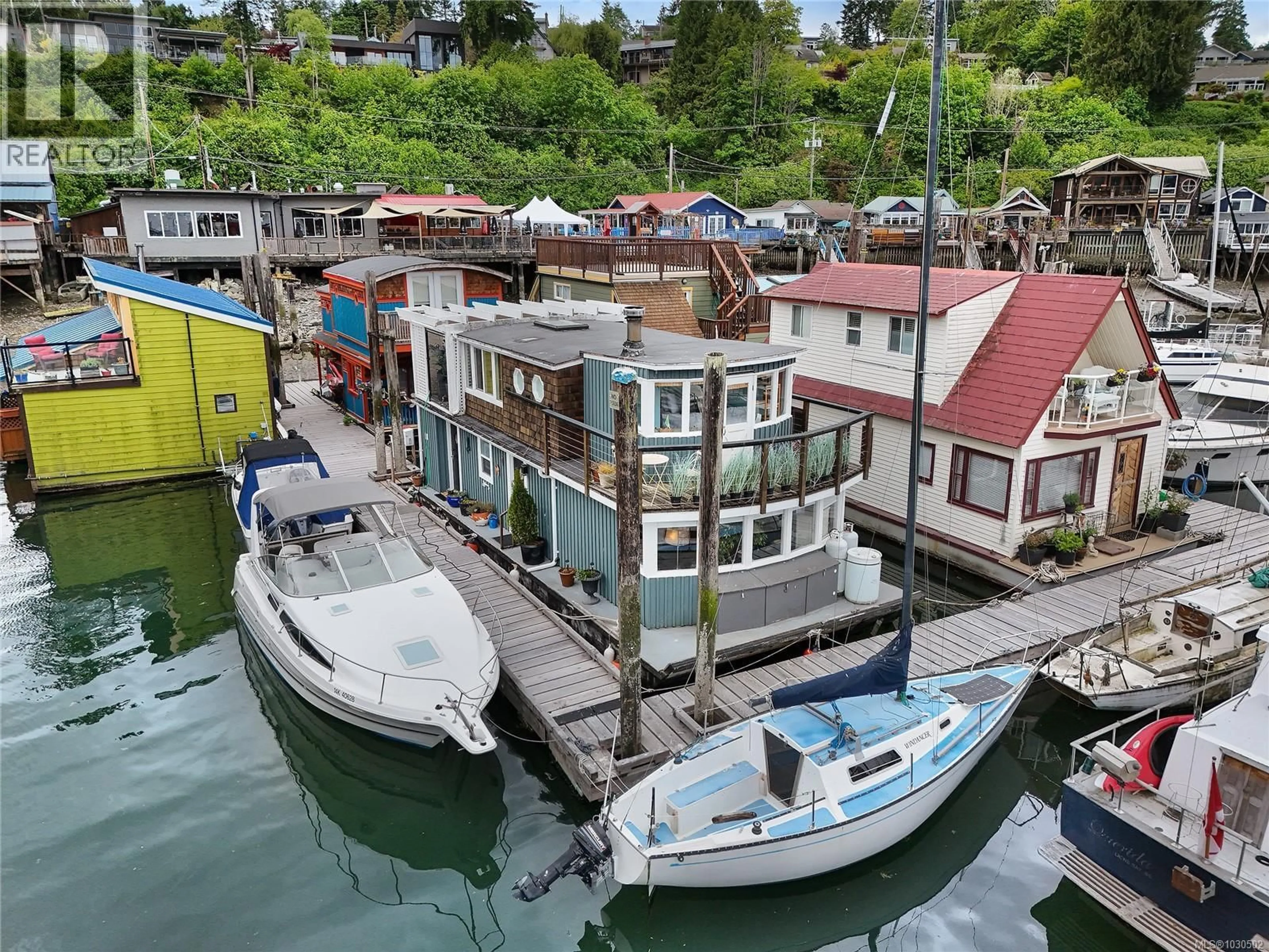 A pic from outside/outdoor area/front of a property/back of a property/a pic from drone, water/lake/river/ocean view for 5 - 1765 COWICHAN BAY ROAD, Cowichan Bay British Columbia V0R1N1