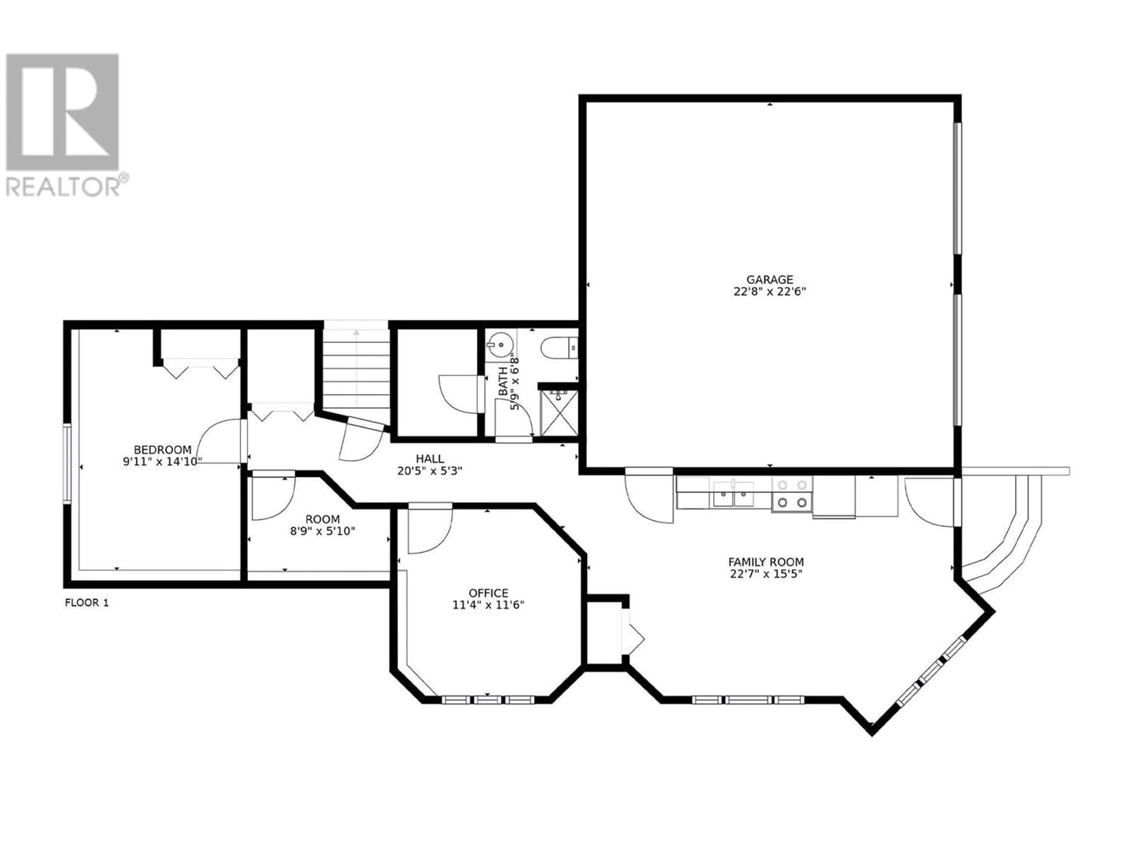 Floor plan for 705 Royal Pine Drive, Kelowna British Columbia V1Y9G2