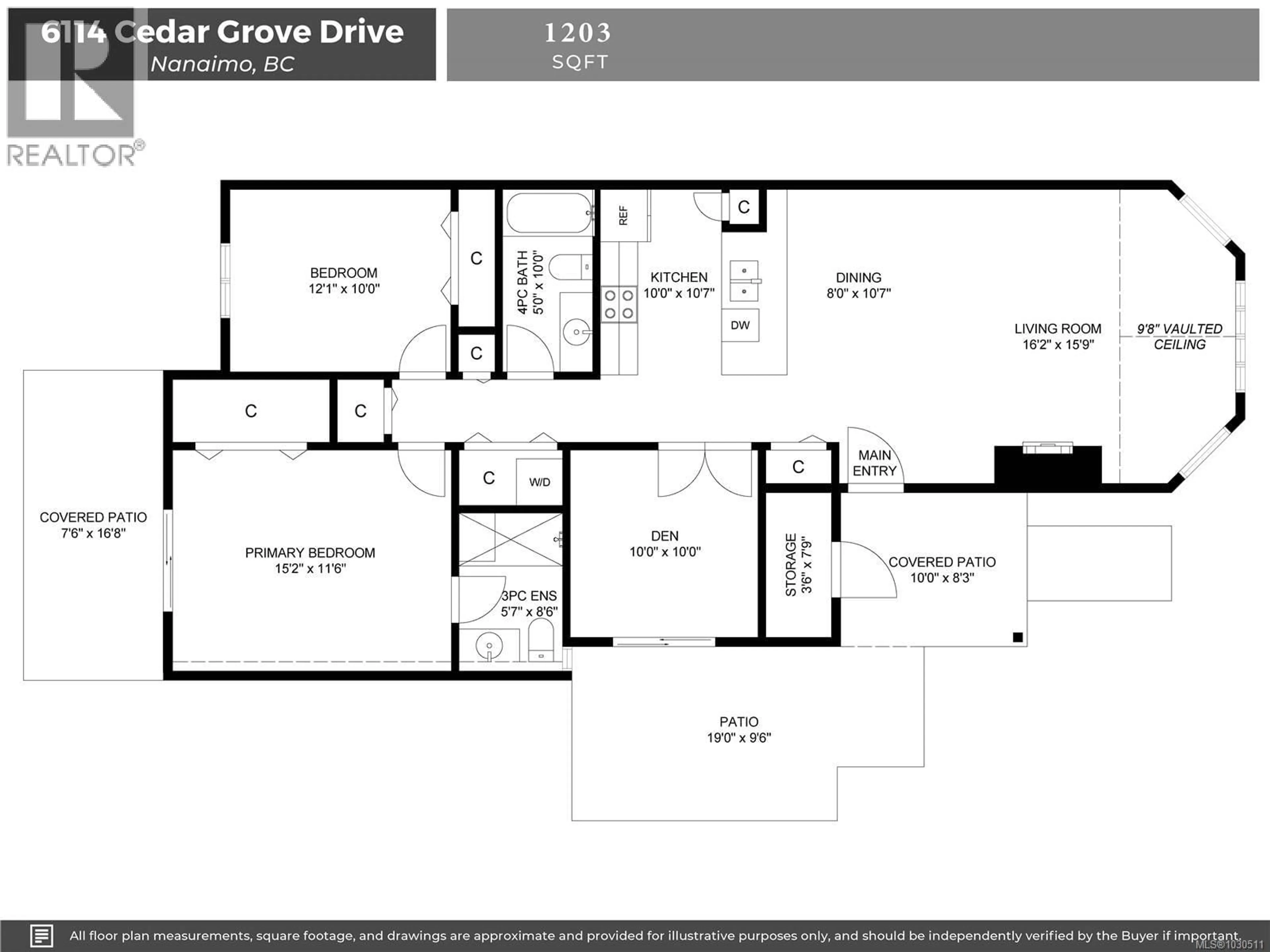 Floor plan for 6114 CEDAR GROVE DRIVE, Nanaimo British Columbia V9T6G1