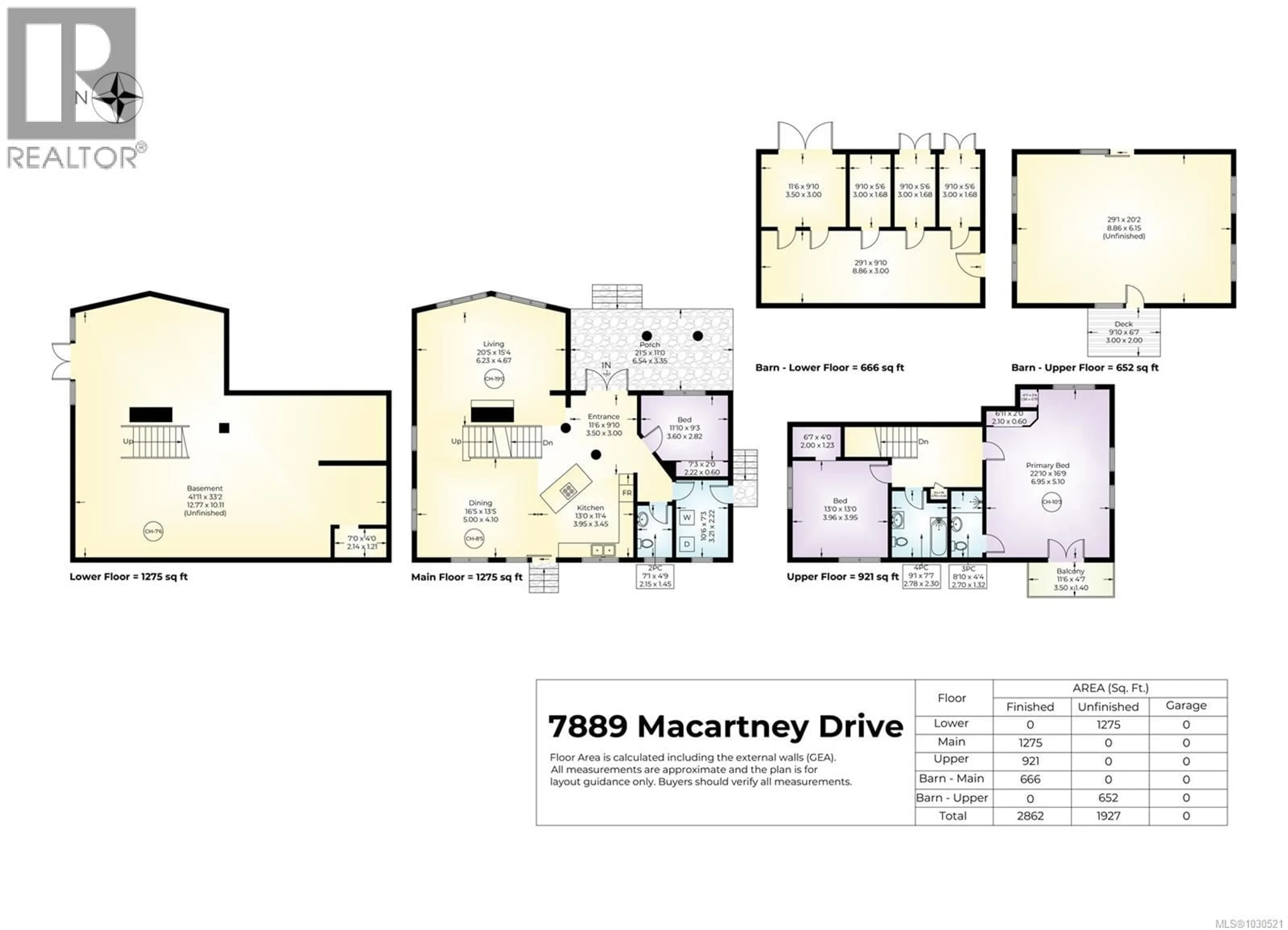 Floor plan for 7889 MACARTNEY DRIVE, Fanny Bay British Columbia V0R1W0