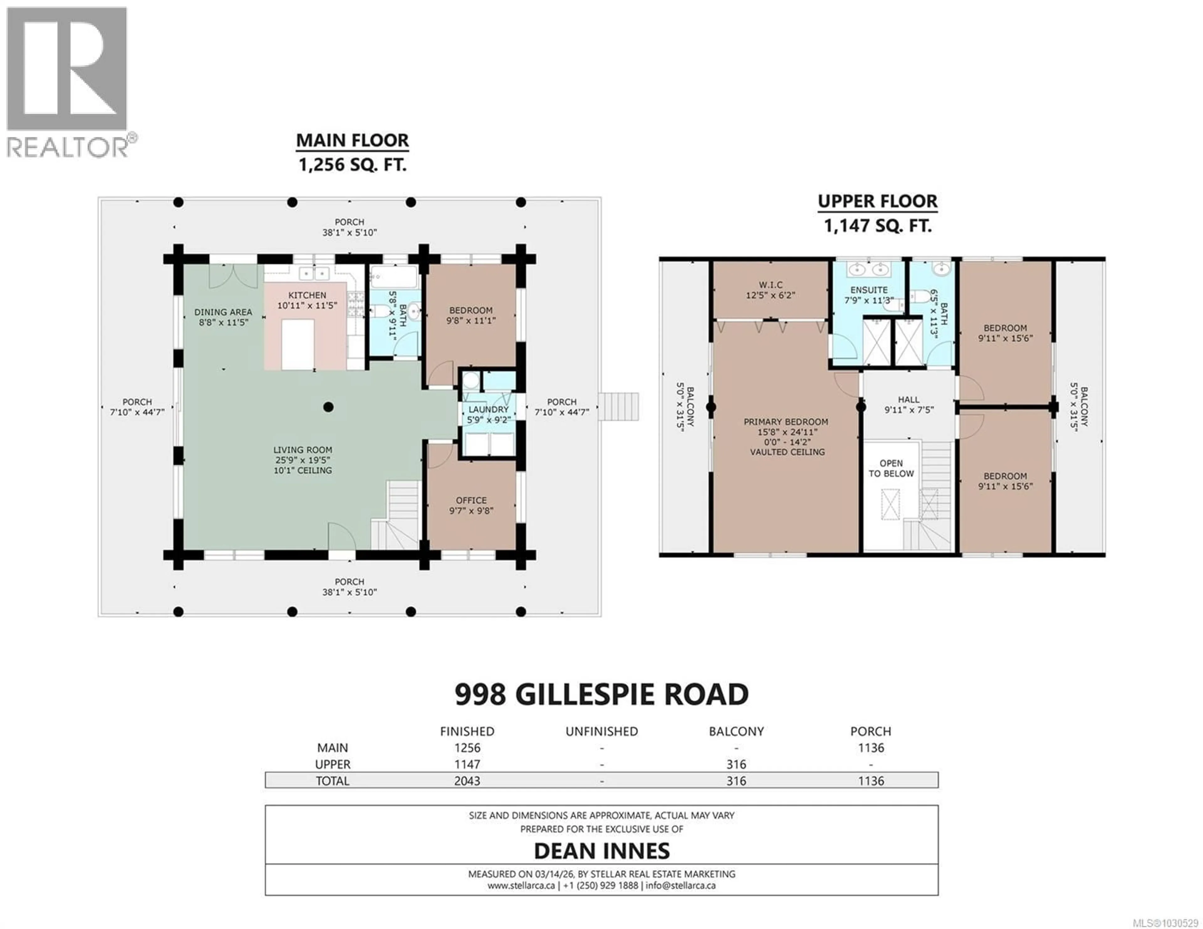 Floor plan for 998 GILLESPIE ROAD, Sooke British Columbia V9Z0Z5