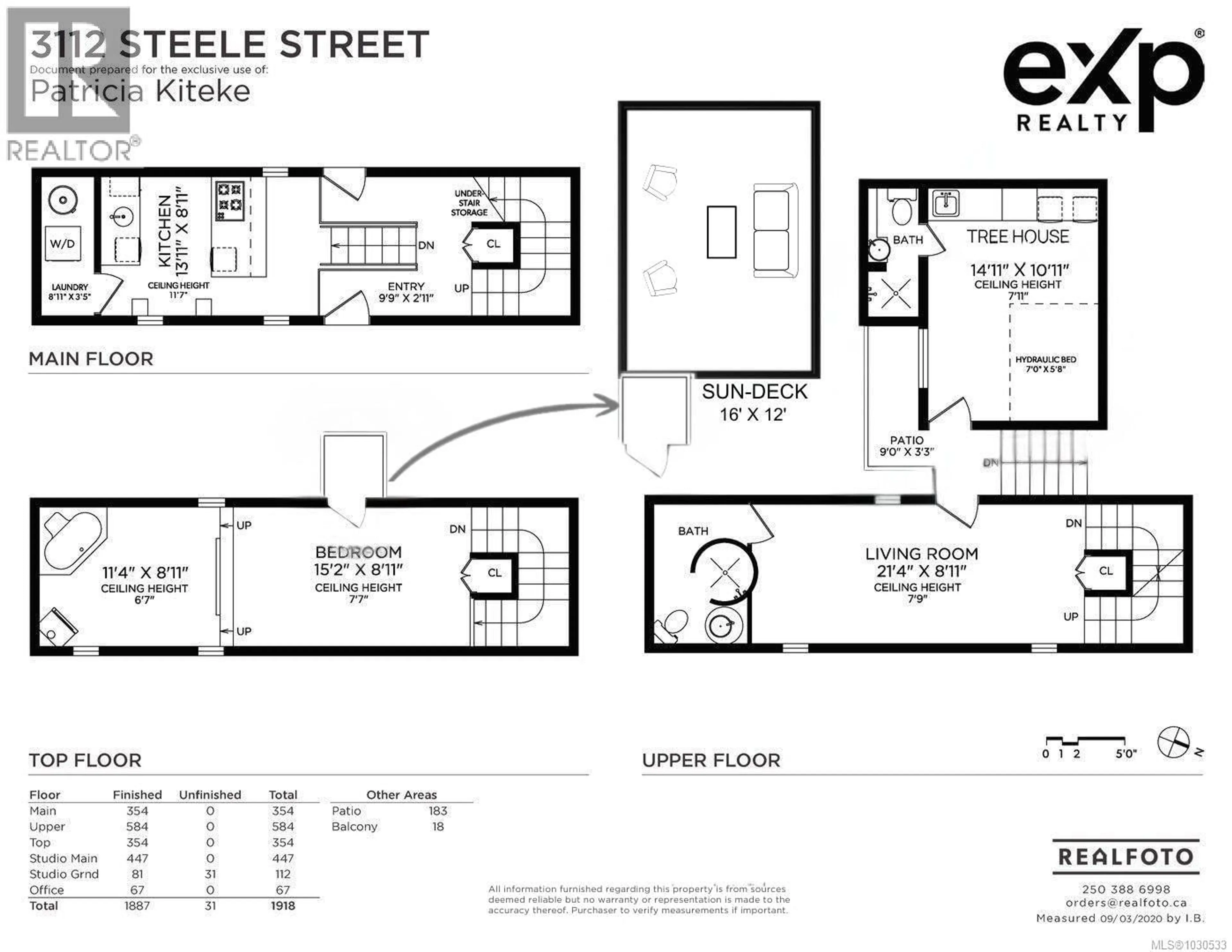 Floor plan for 3112 STEELE STREET, Victoria British Columbia V8Z3N8