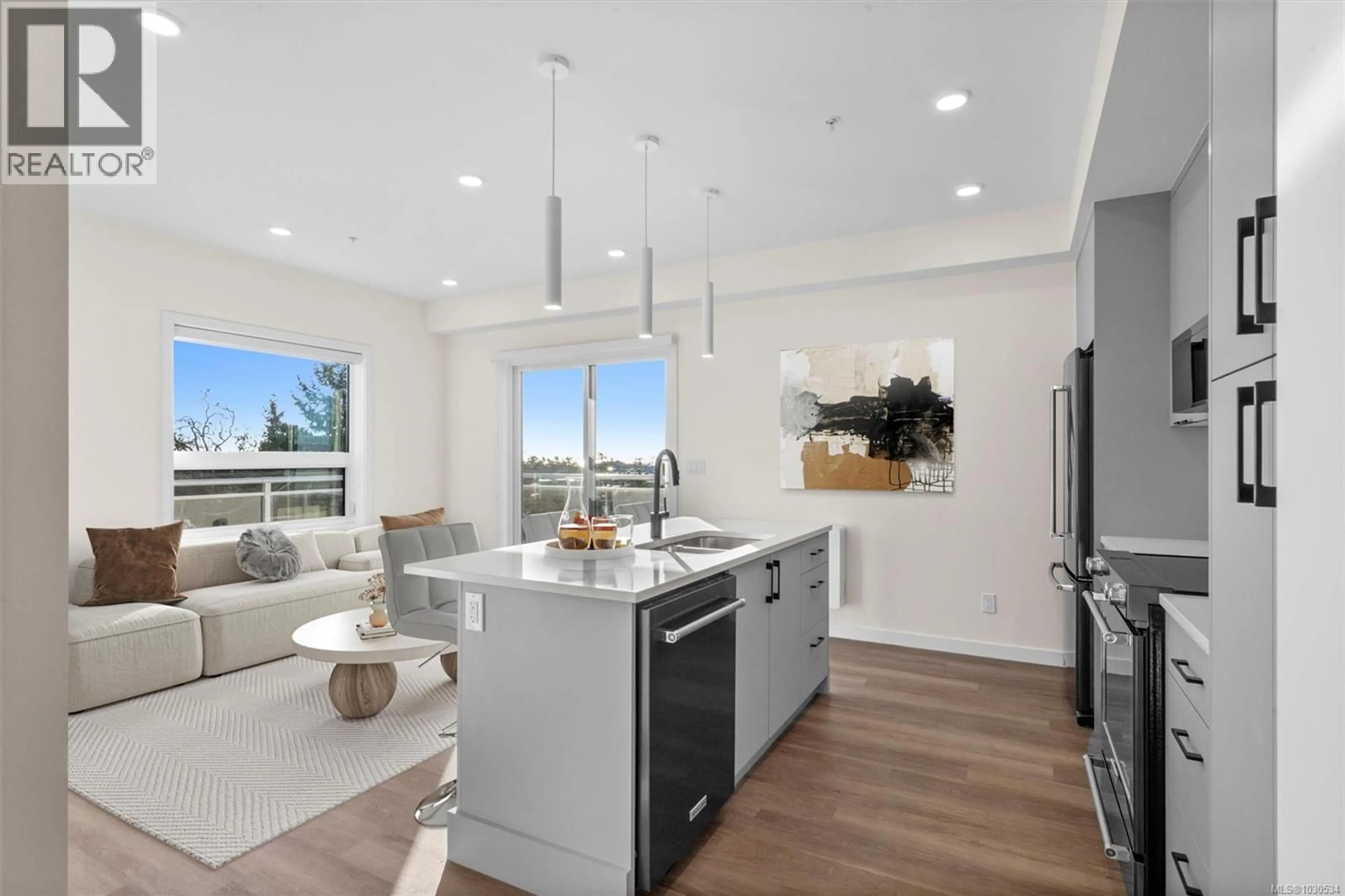 Open concept kitchen, unknown for 410 - 1102 ESQUIMALT ROAD, Esquimalt British Columbia V9A0L3