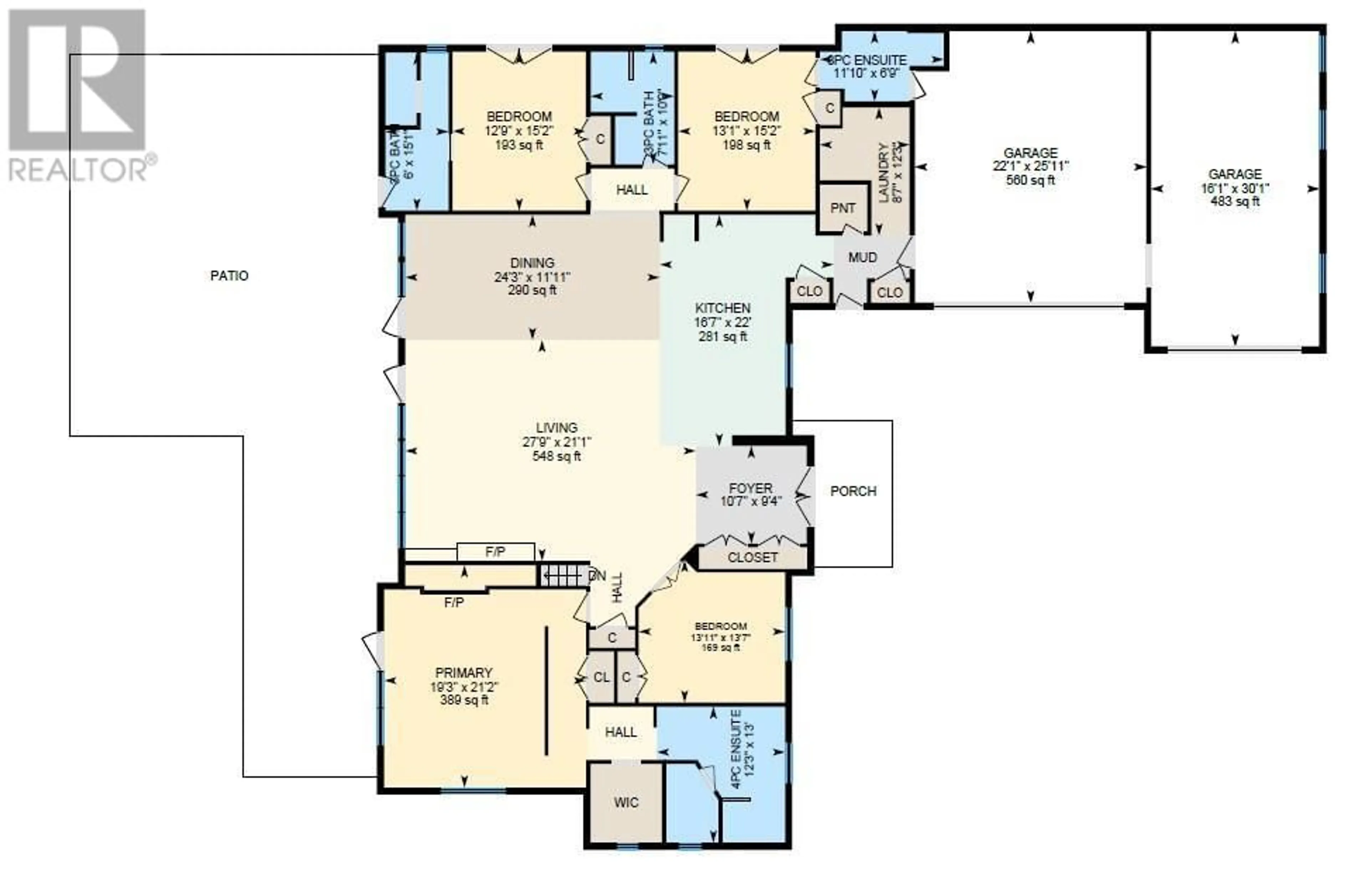 Floor plan for 41 Ranchland Place, Coldstream British Columbia V1B4C9