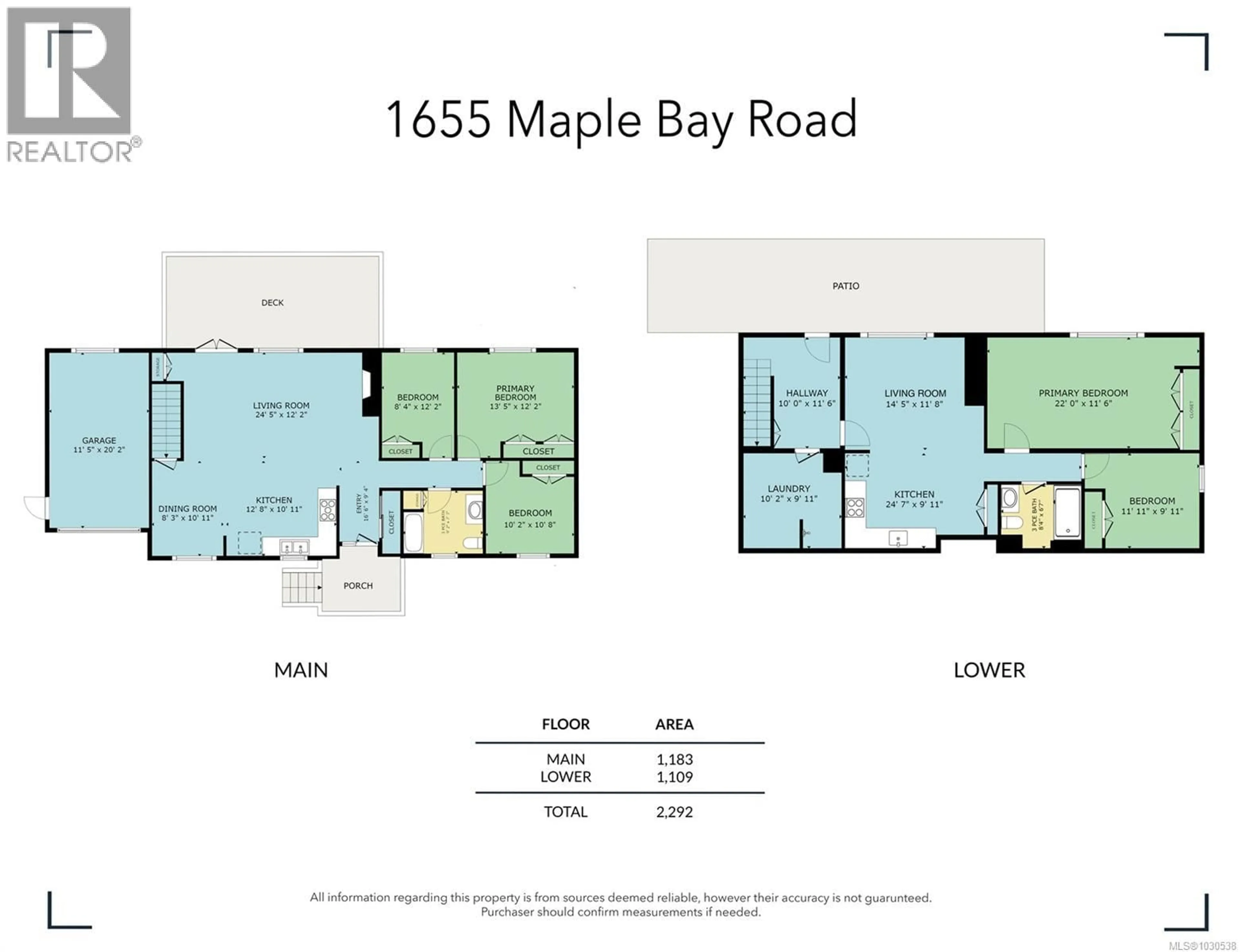 Floor plan for 1655 MAPLE BAY ROAD, Duncan British Columbia V9L5N7