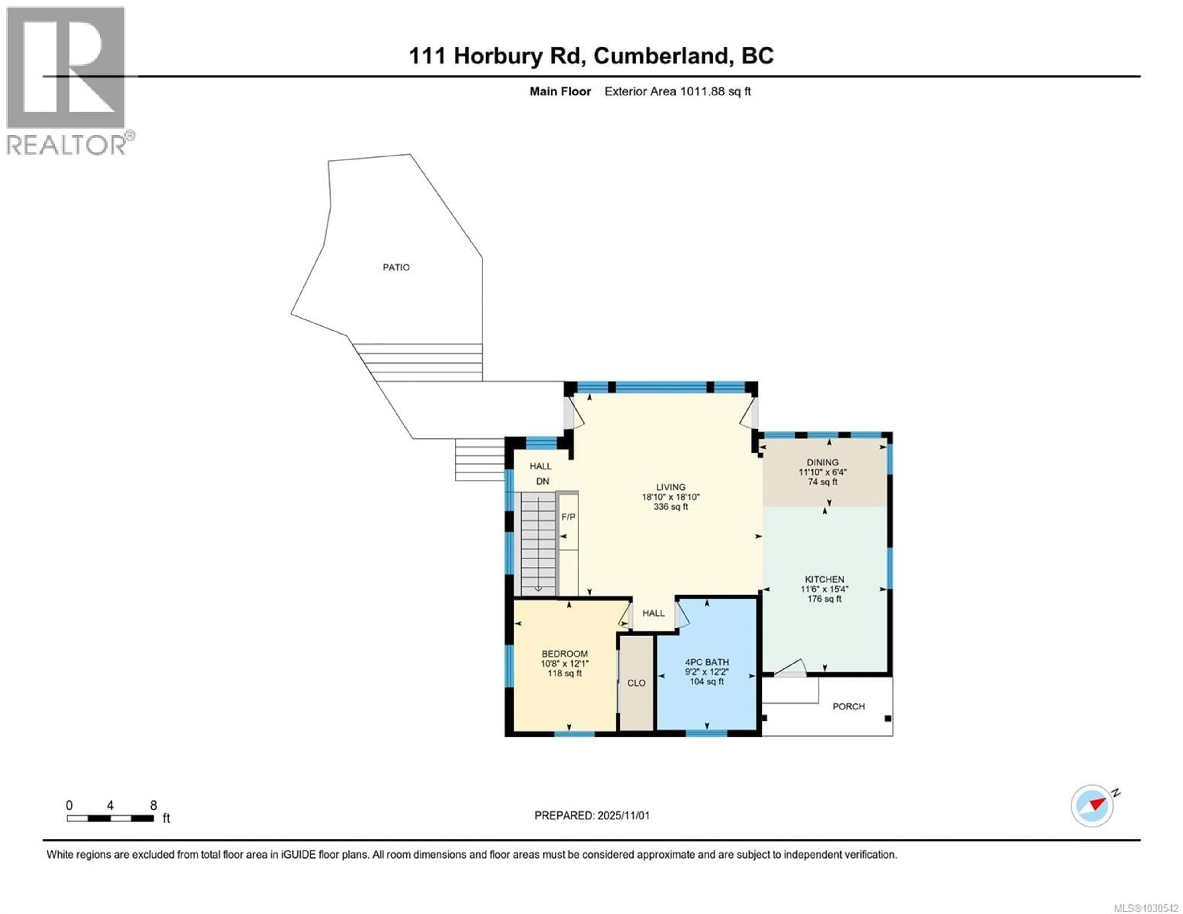 Floor plan for 111 HORBURY ROAD, Cumberland British Columbia V0R1S0