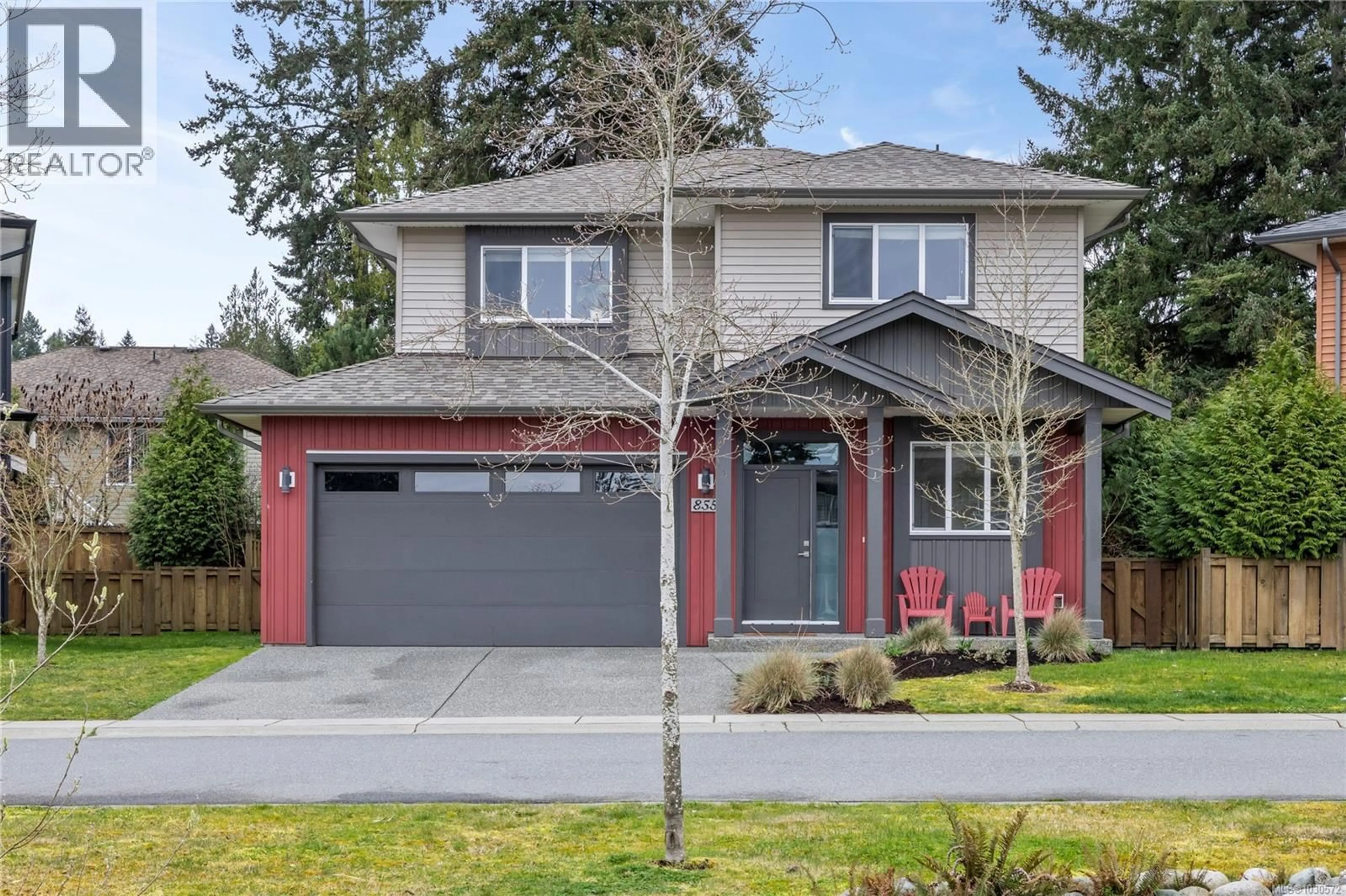 Home with vinyl exterior material, street for 855 COAL TOWN WAY, Nanaimo British Columbia V9R6P2