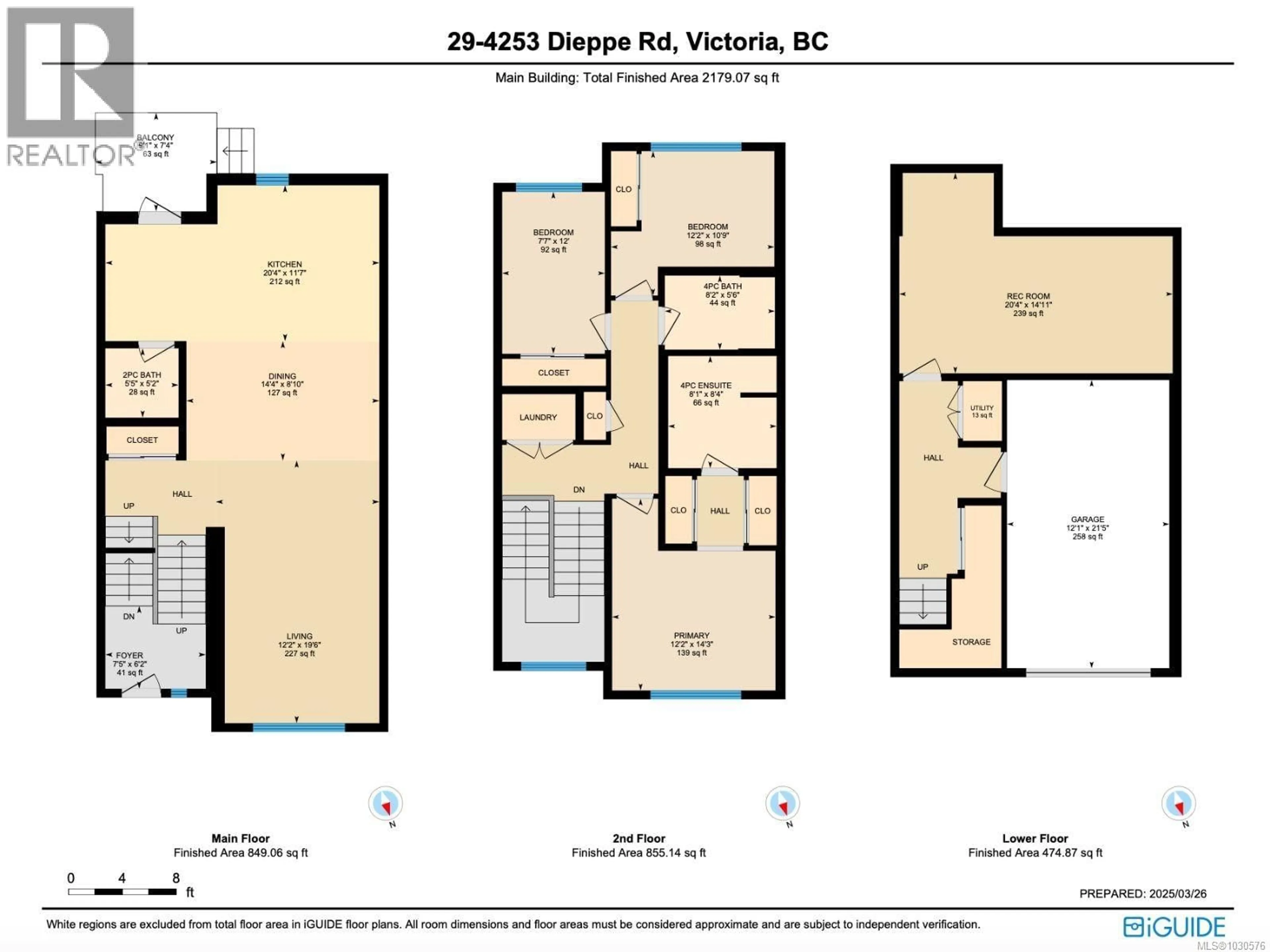 Floor plan for 29 - 4253 DIEPPE ROAD, Saanich British Columbia V8X2N2