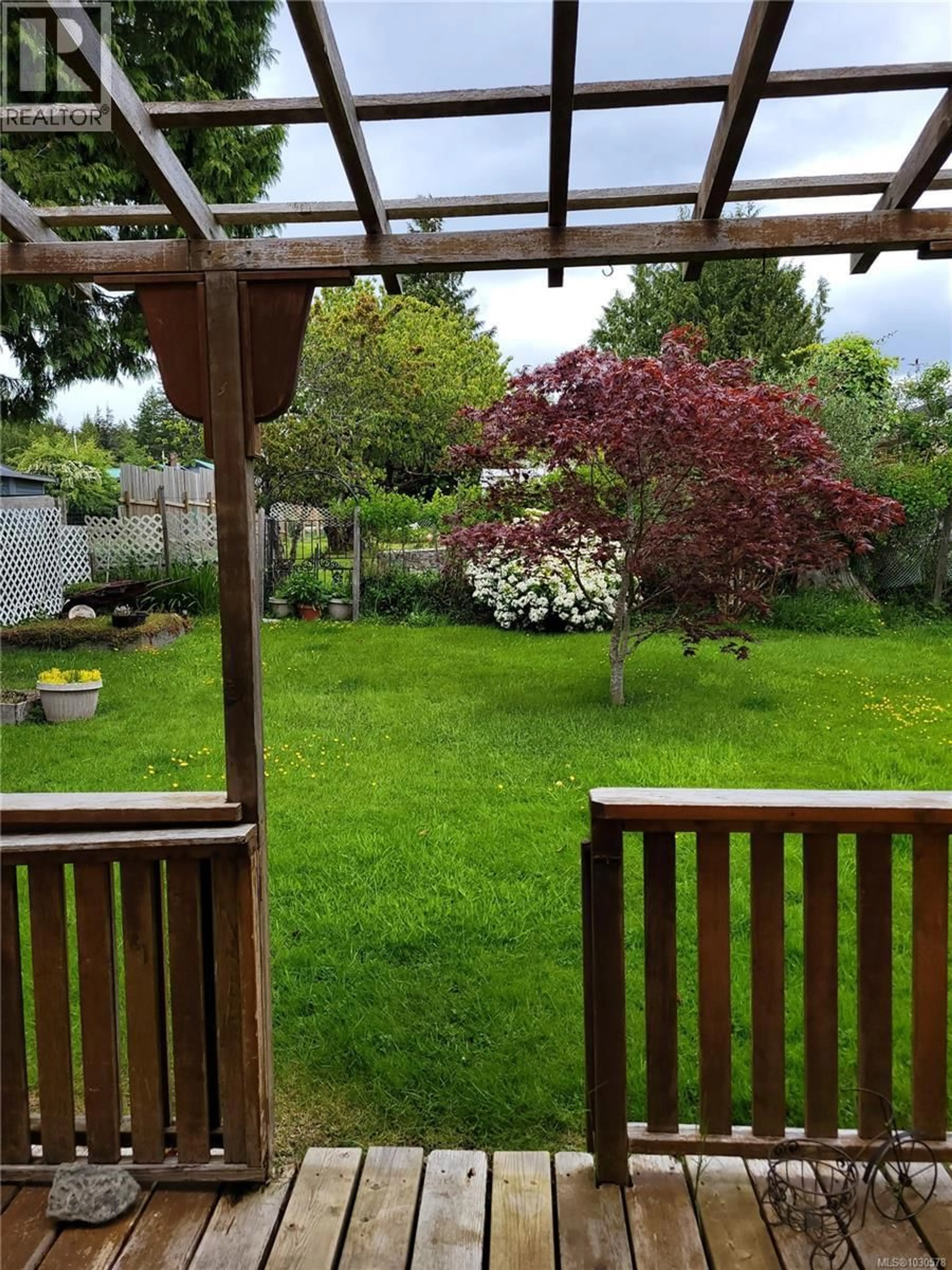 Patio, forest/trees view for 179 2ND STREET, Sointula British Columbia V0N3E0