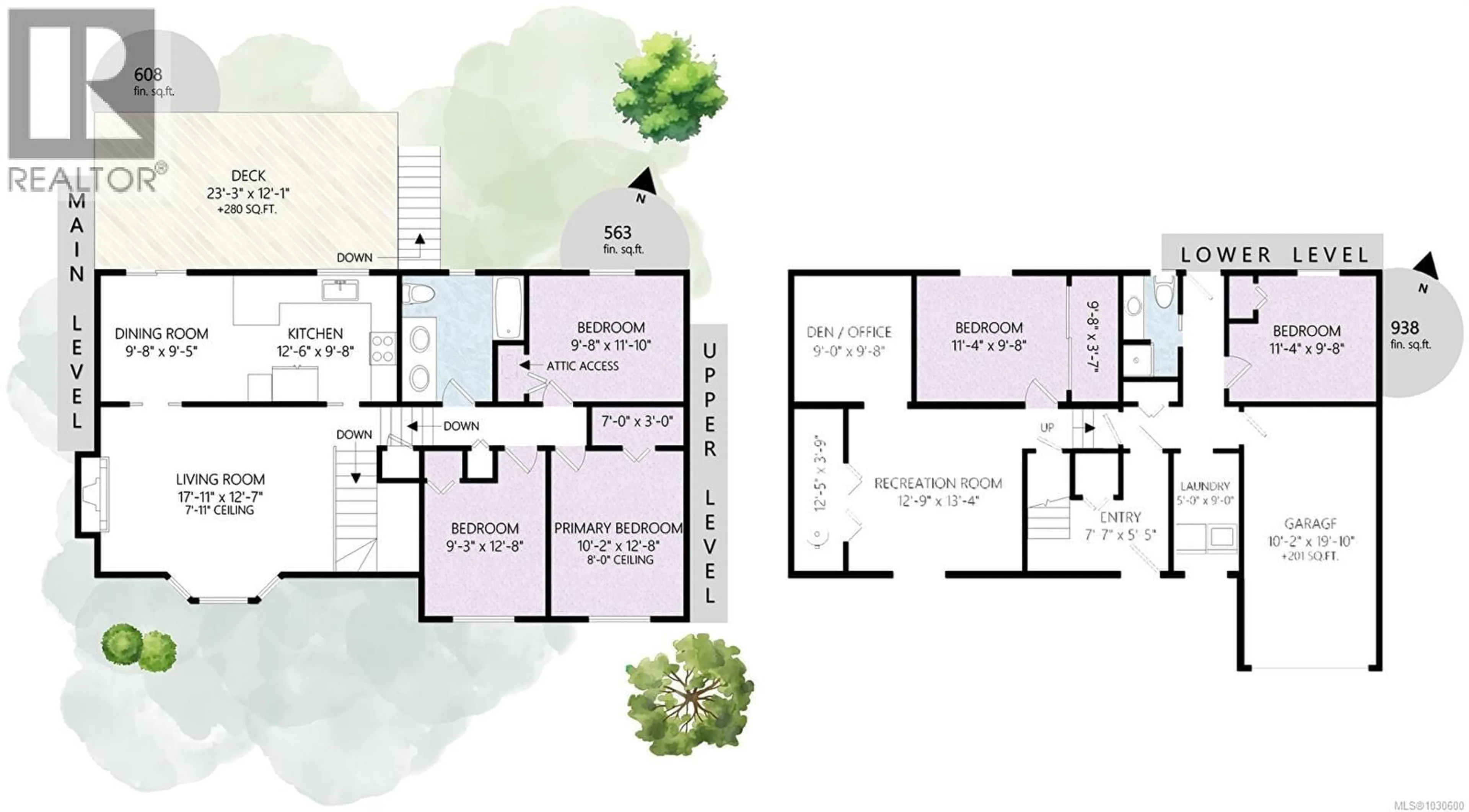 Floor plan for 544 RIEL PLACE WEST, Saanich British Columbia V8Z2J1