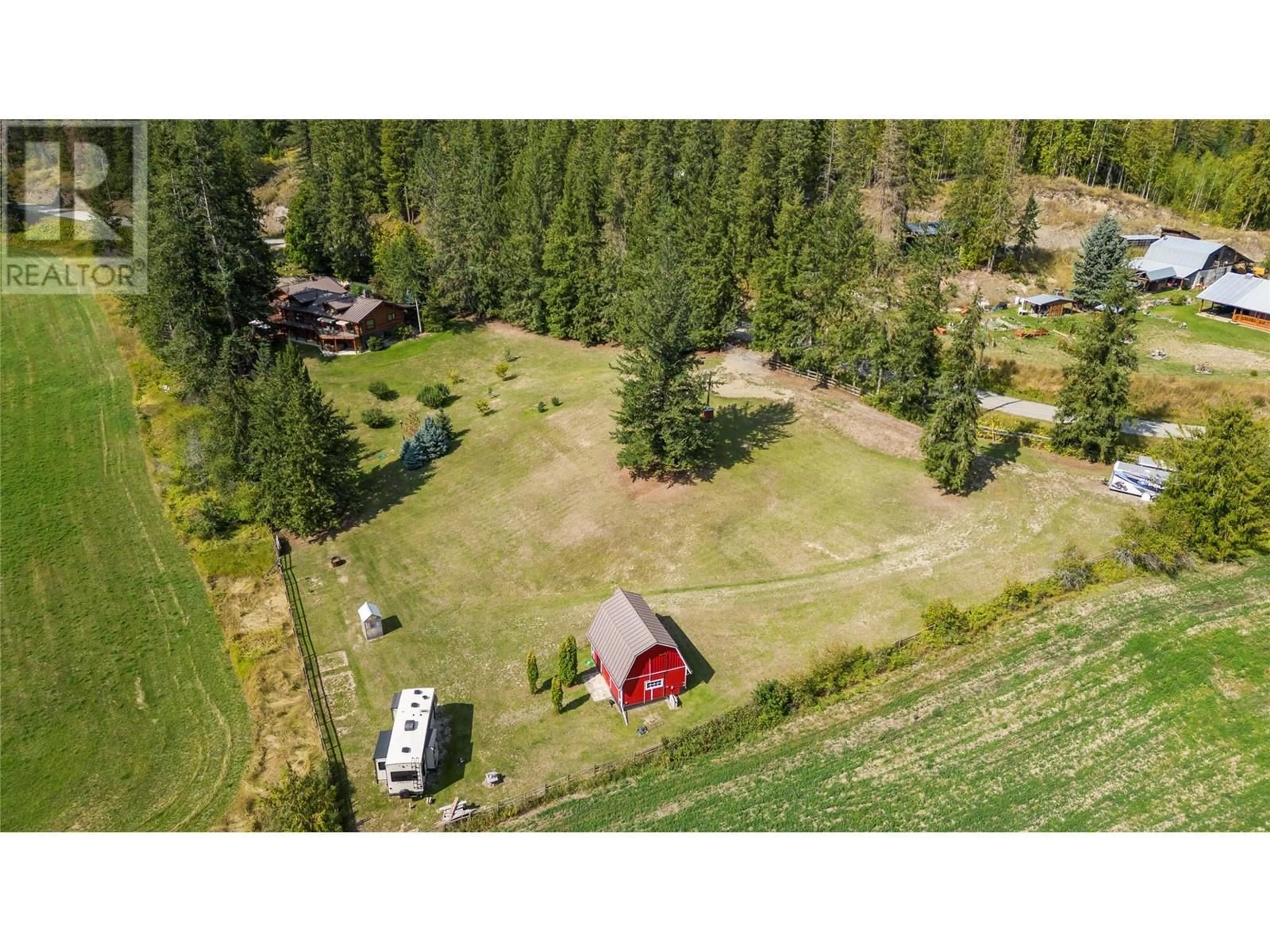 A pic from outside/outdoor area/front of a property/back of a property/a pic from drone, unknown for 3755 WHITE LAKE ROAD, Tappen British Columbia V0E2W0