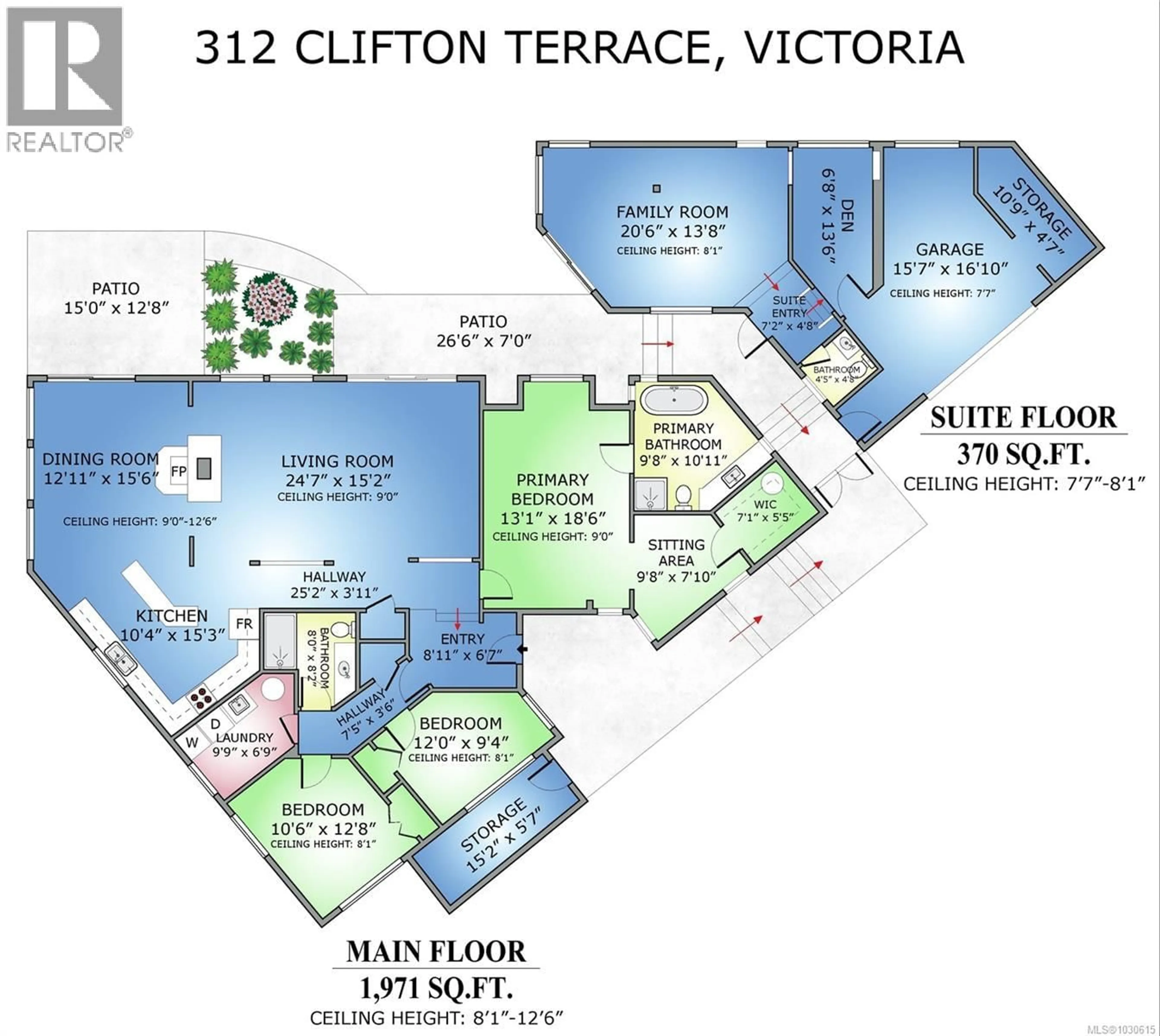 Floor plan for 312 CLIFTON TERRACE, Esquimalt British Columbia V9A5X9