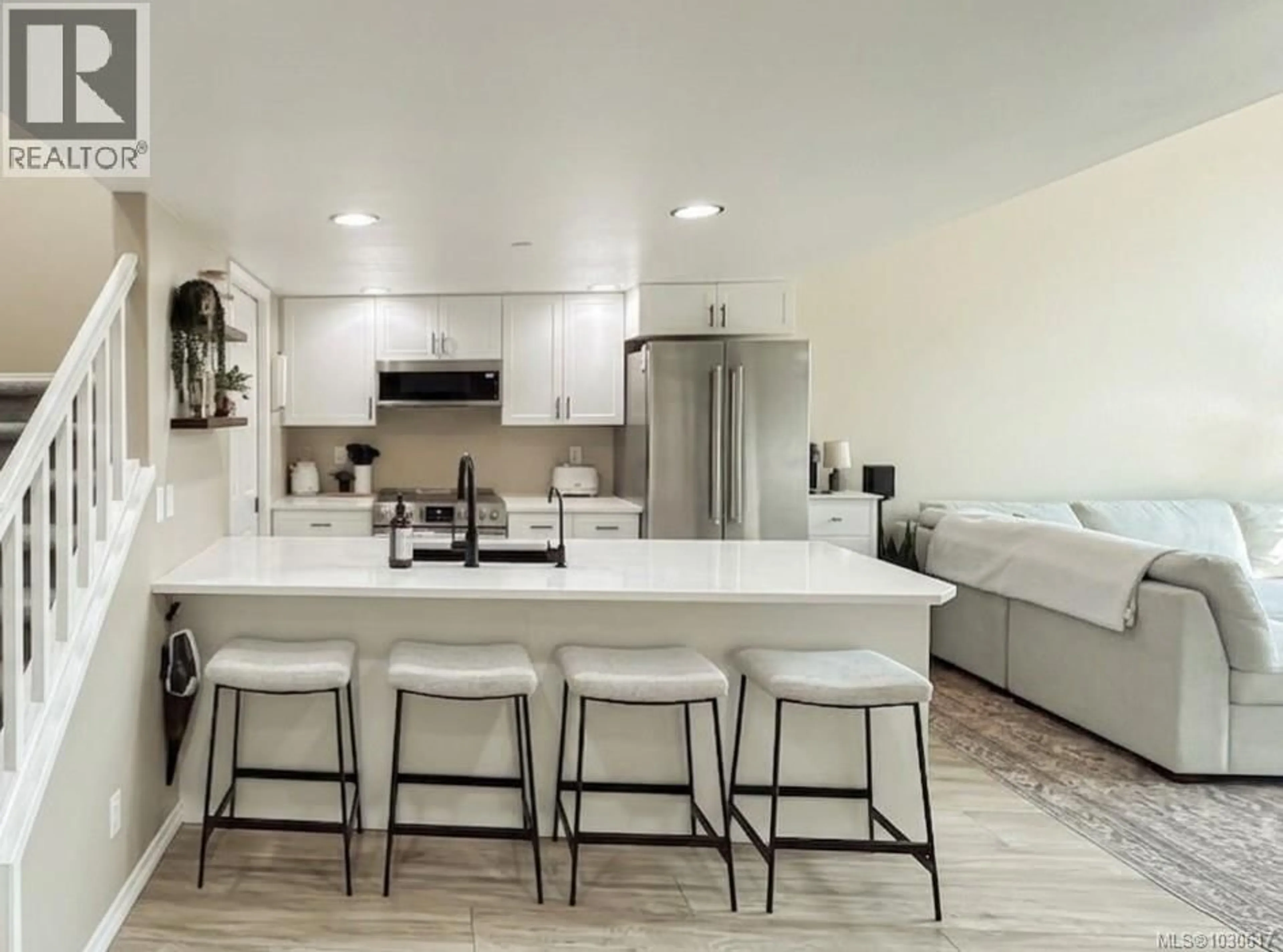 Open concept kitchen, ceramic/tile floor for 403 - 2823 JACKLIN ROAD, Langford British Columbia V9B3Y1