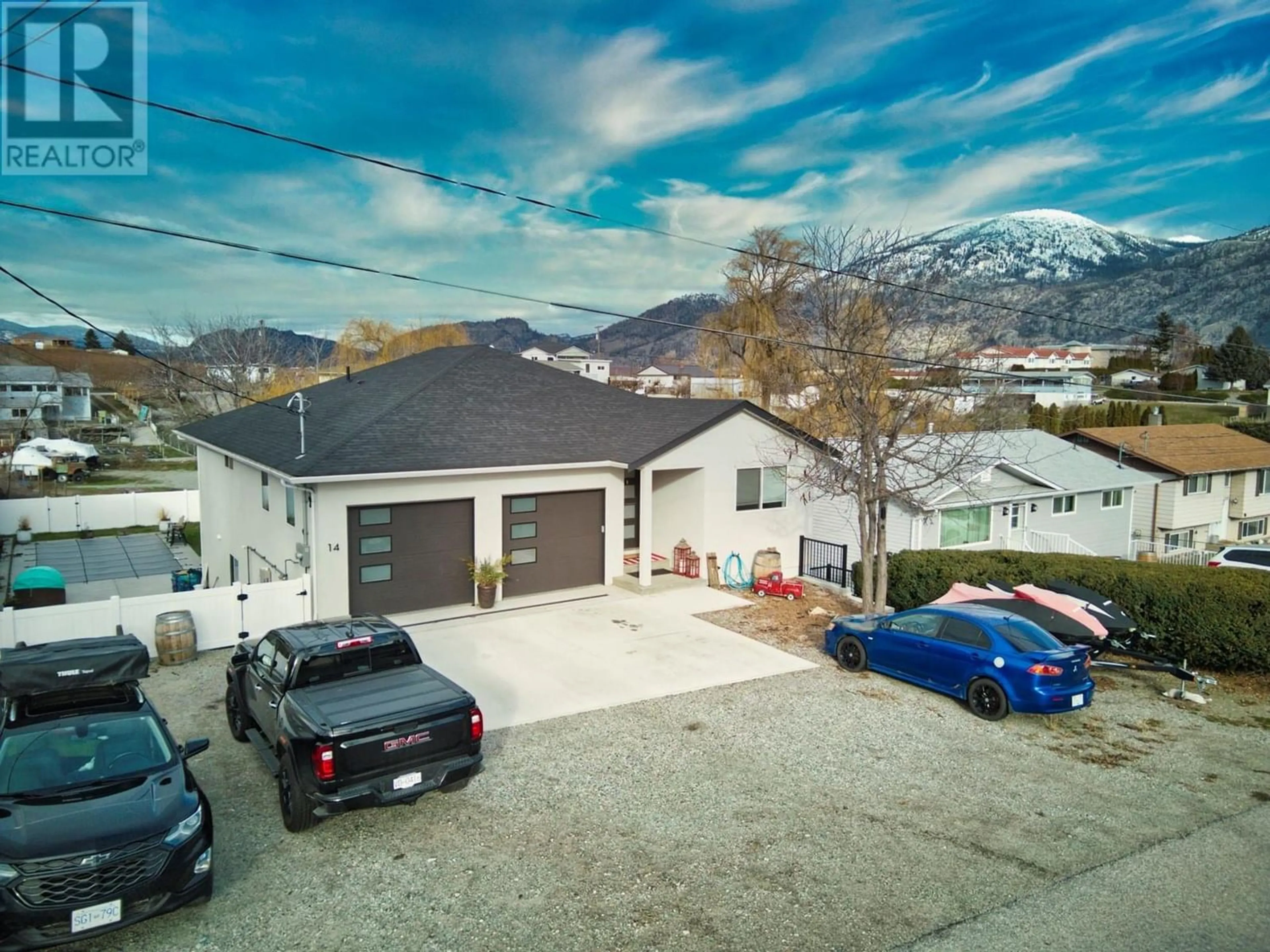 A pic from exterior of the house or condo for 14 LAMBERT Court, Osoyoos British Columbia V0H1V2